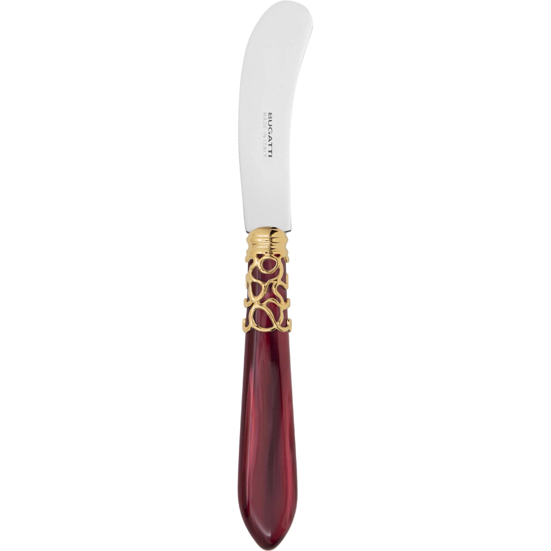 Melodia Gold Spreader - burgundy