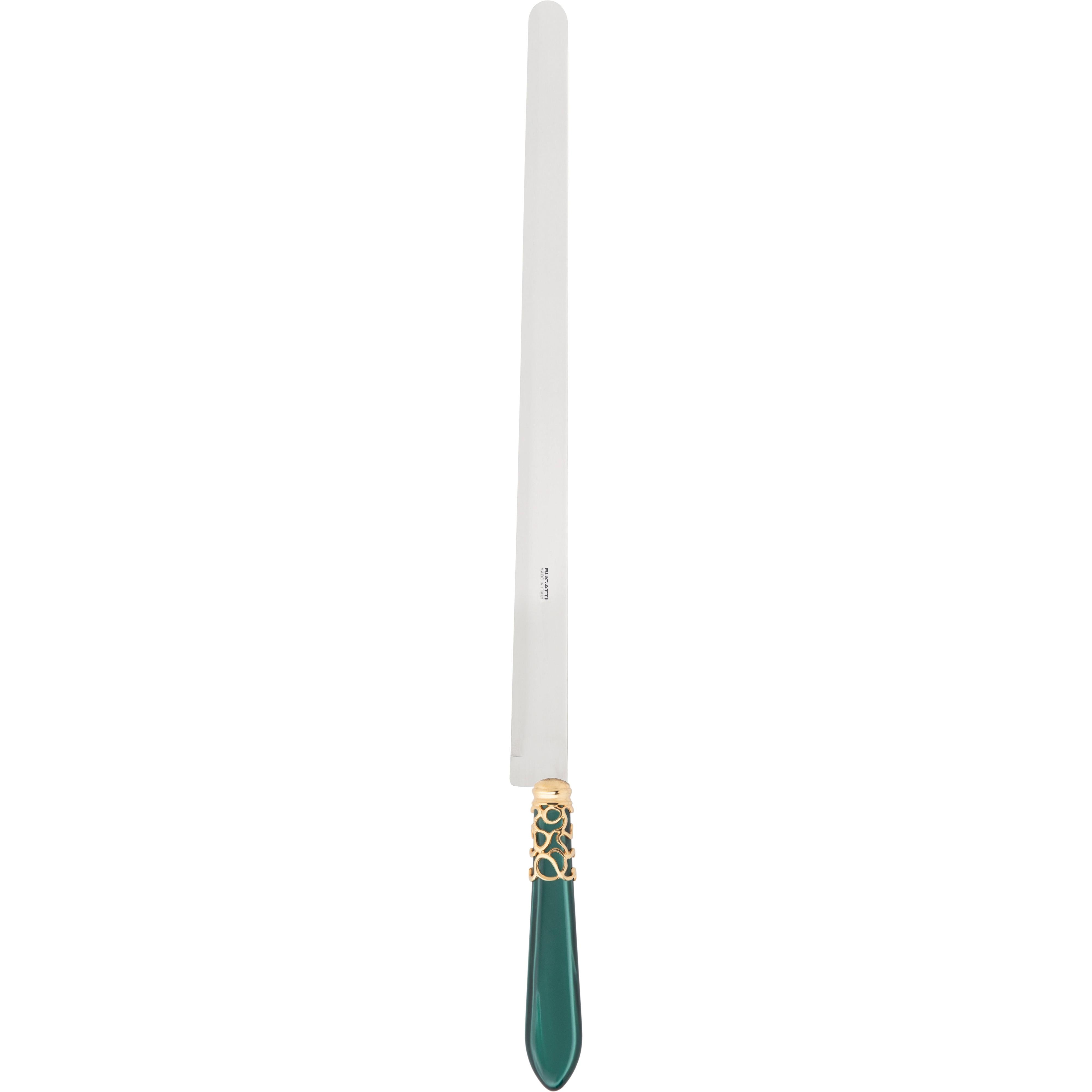 Melodia Gold Ham Knife 40 cm (15.75 inch) - green