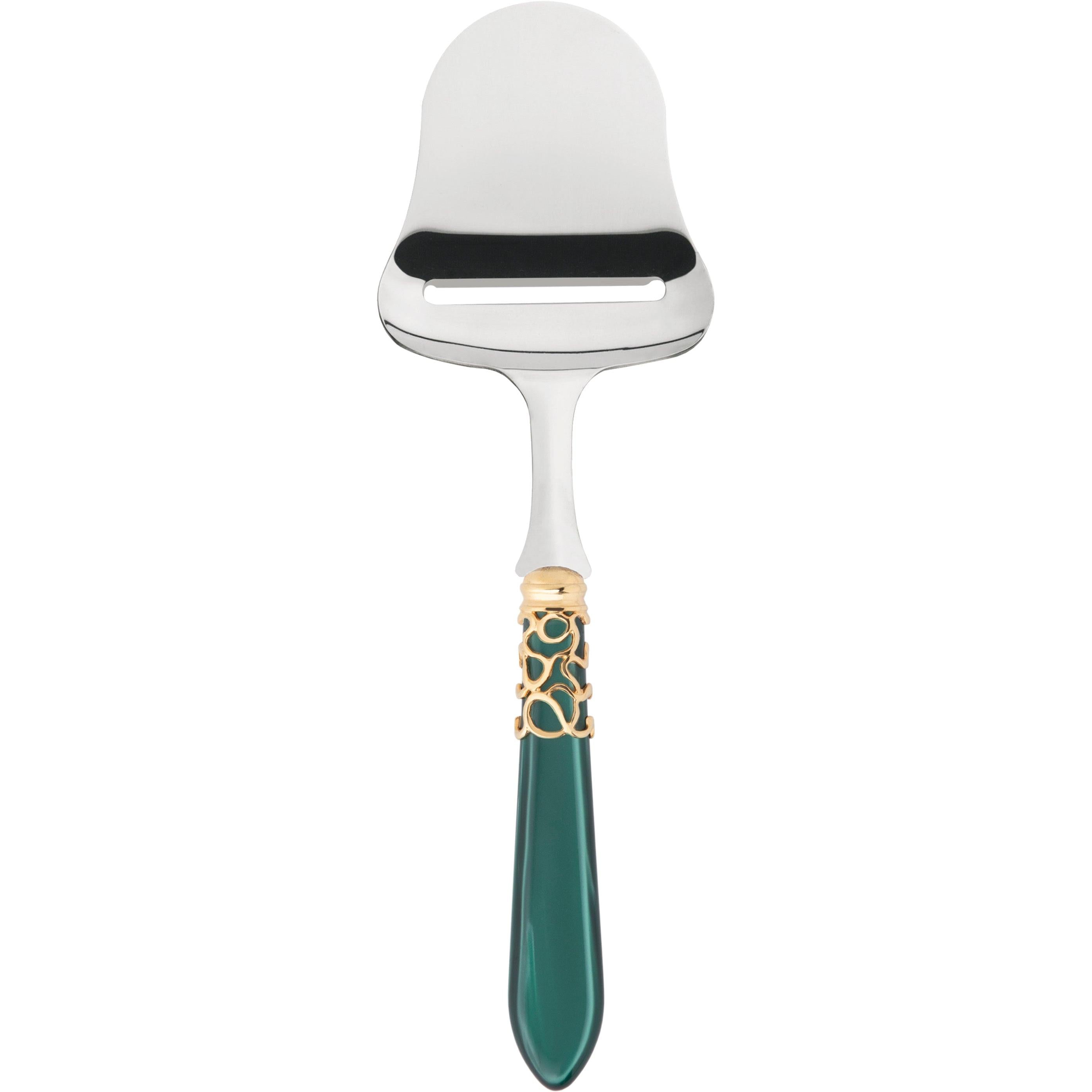 Melodia Gold Cheese Slicer - green
