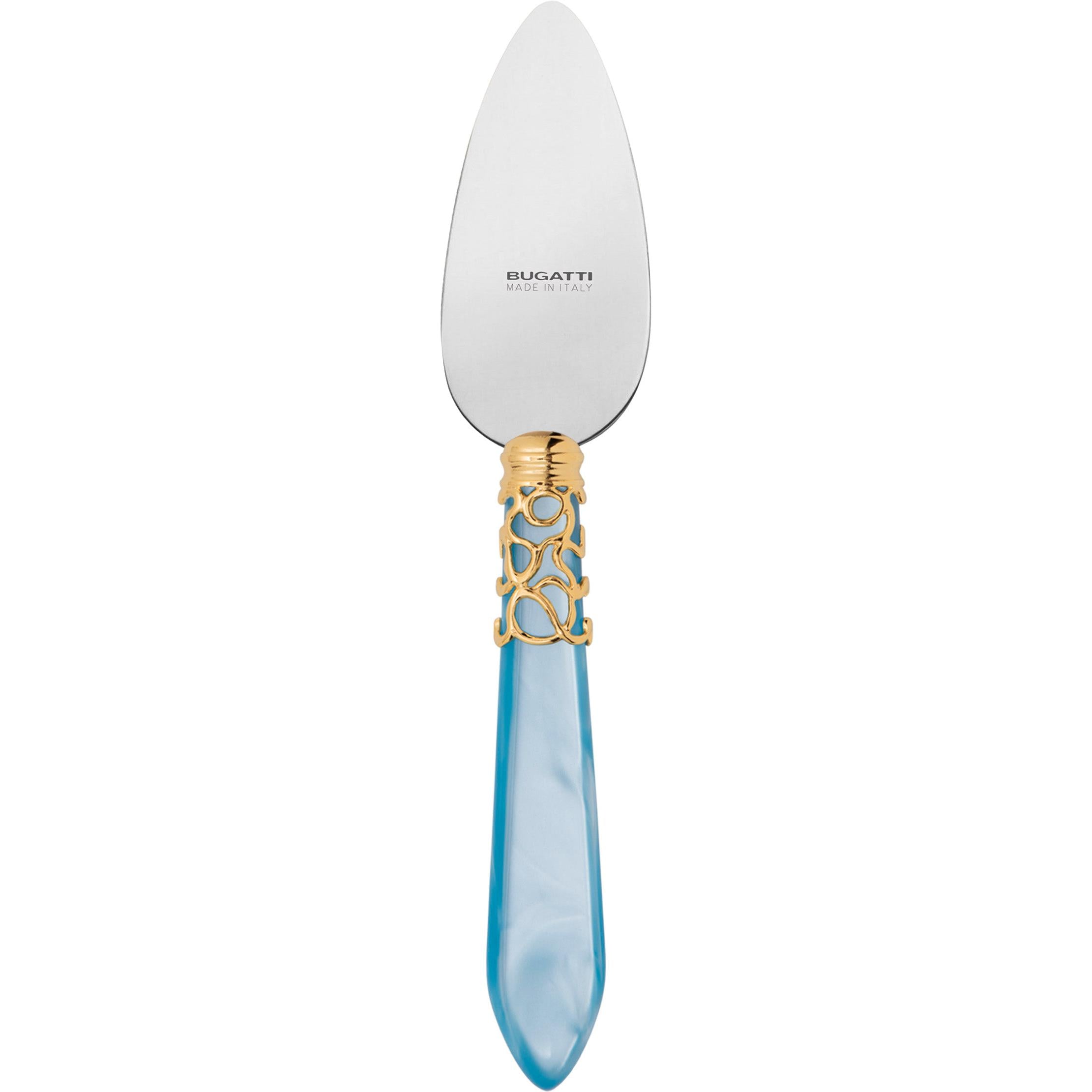 Melodia Gold Parmesan Cheese Knife - sky blue