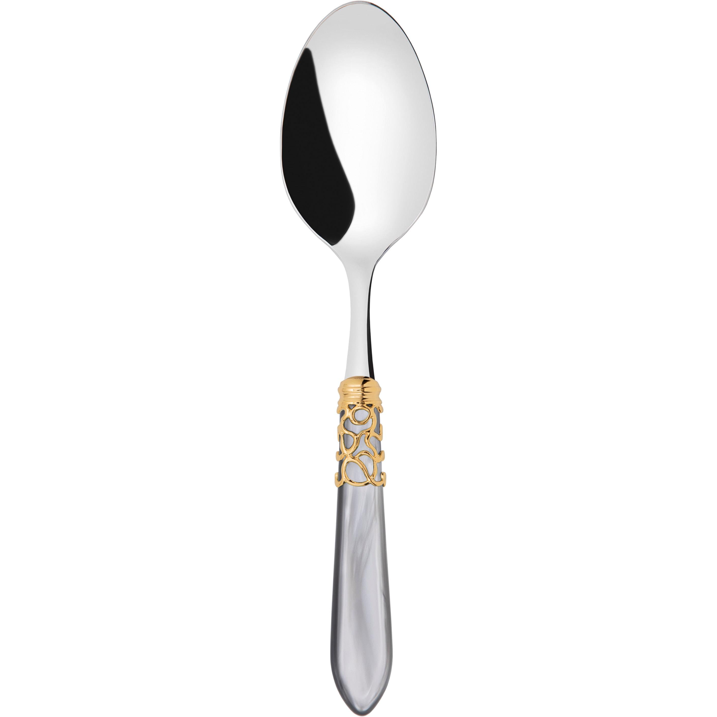 Melodia Gold Serving Spoon - gray