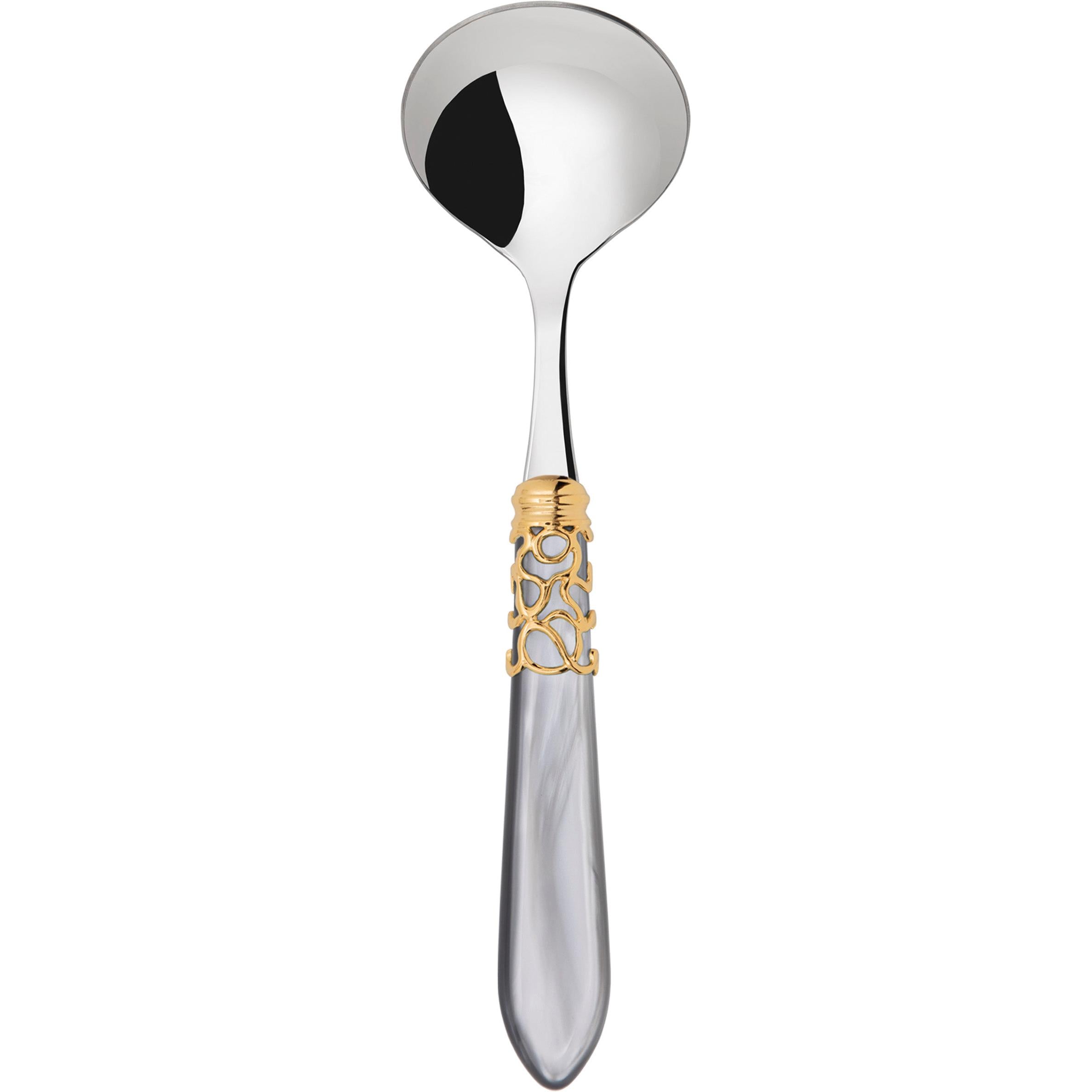 Melodia Gold Sauce / Gravy Ladle - gray