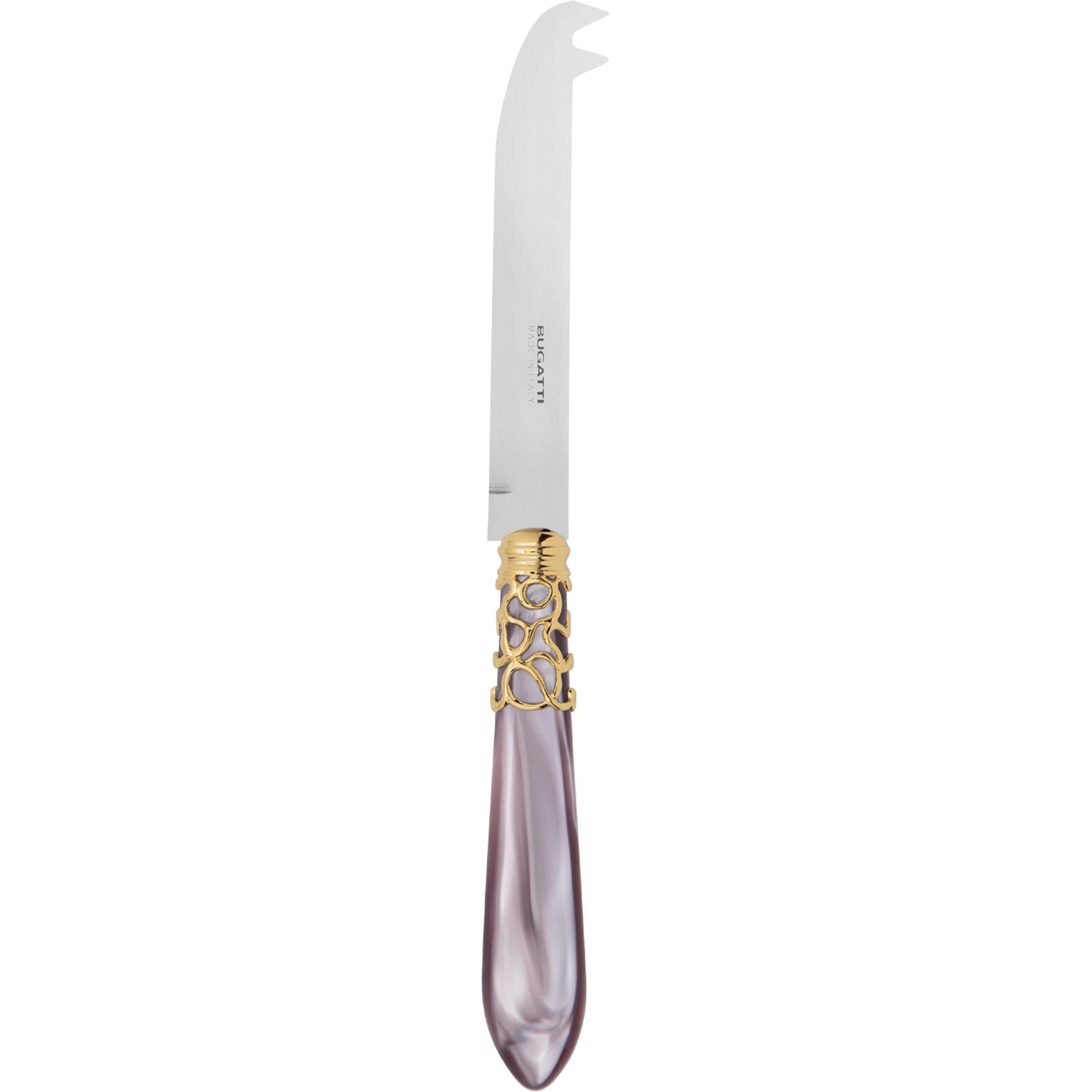 Melodia Gold 2 point "deer" cheese Knife - lilac