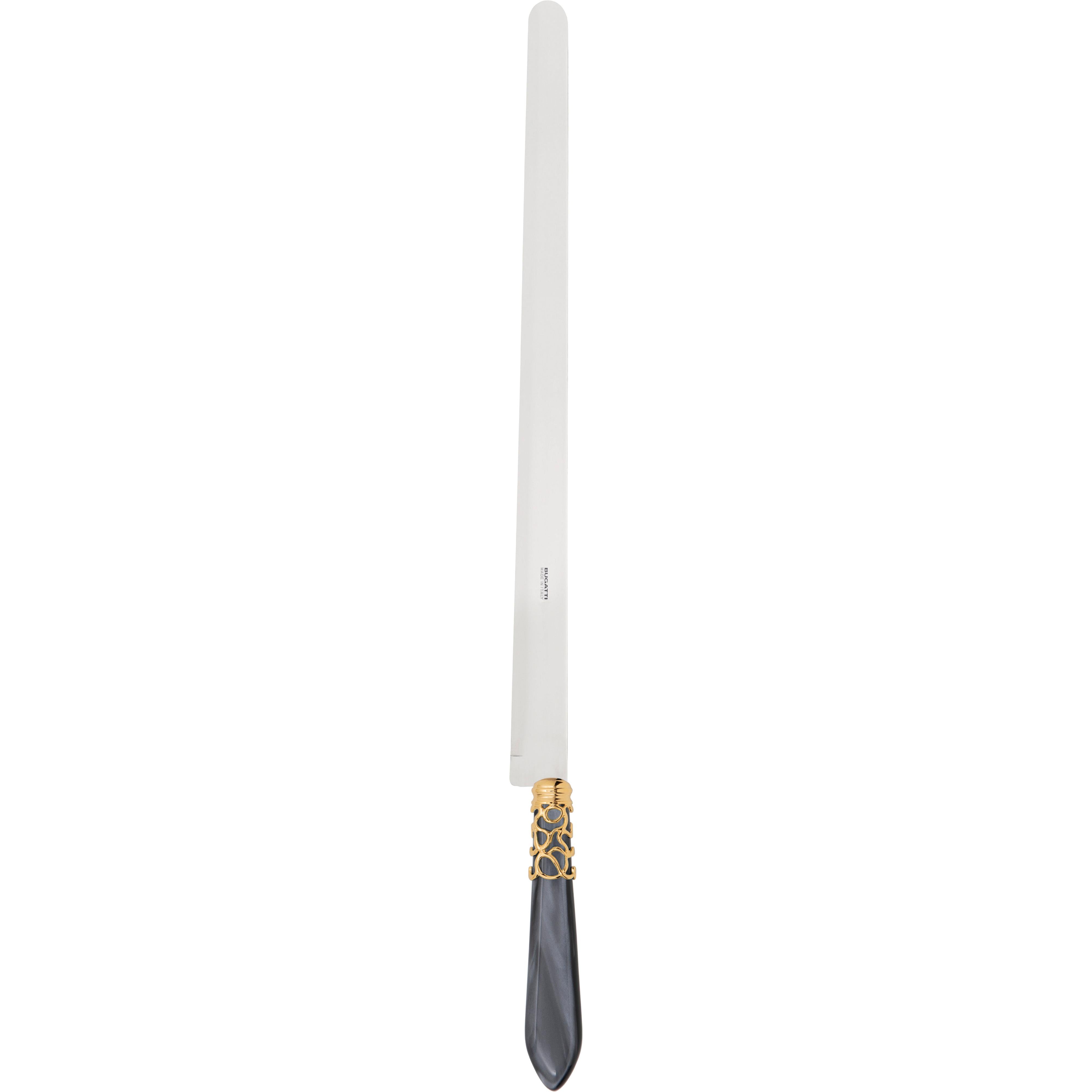 Melodia Gold Ham Knife 40 cm (15.75 inch) - charcoal