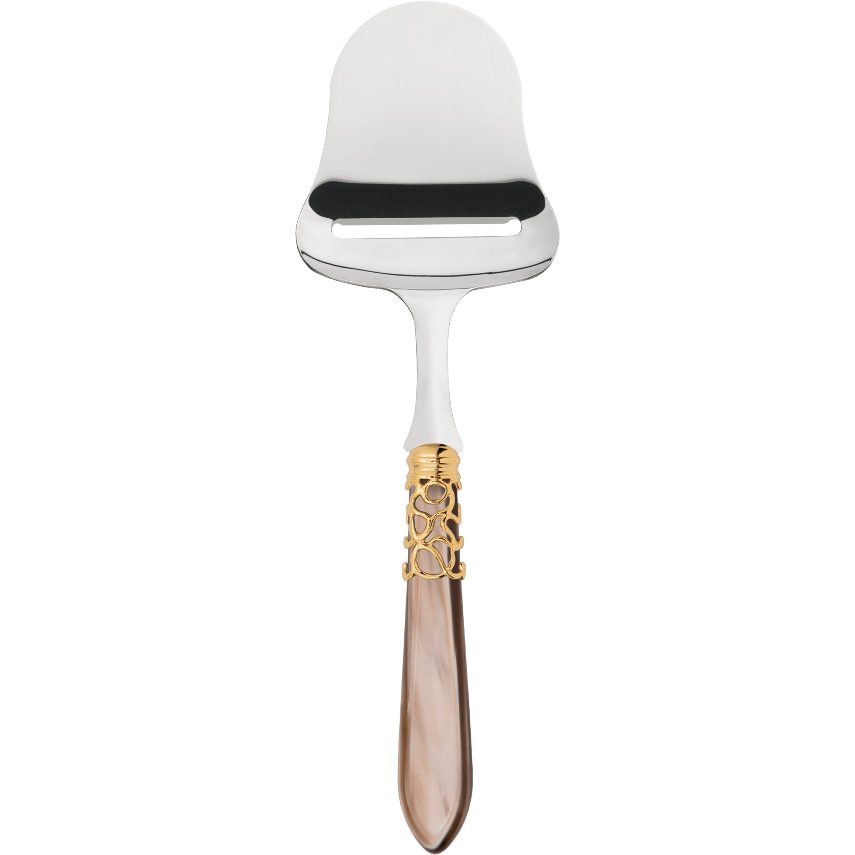 Melodia Gold Cheese Slicer - taupe
