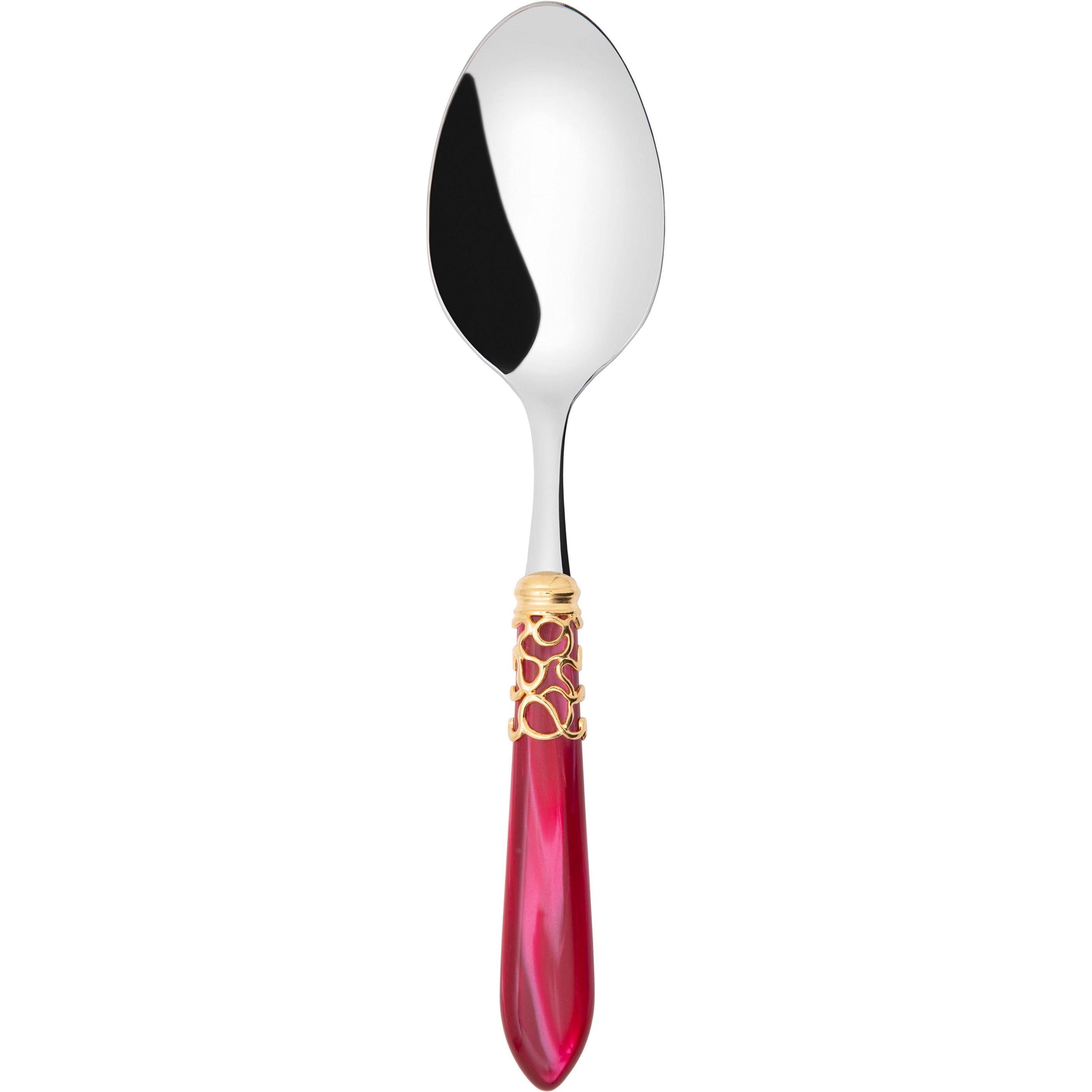 Melodia Gold Serving Spoon - raspberry