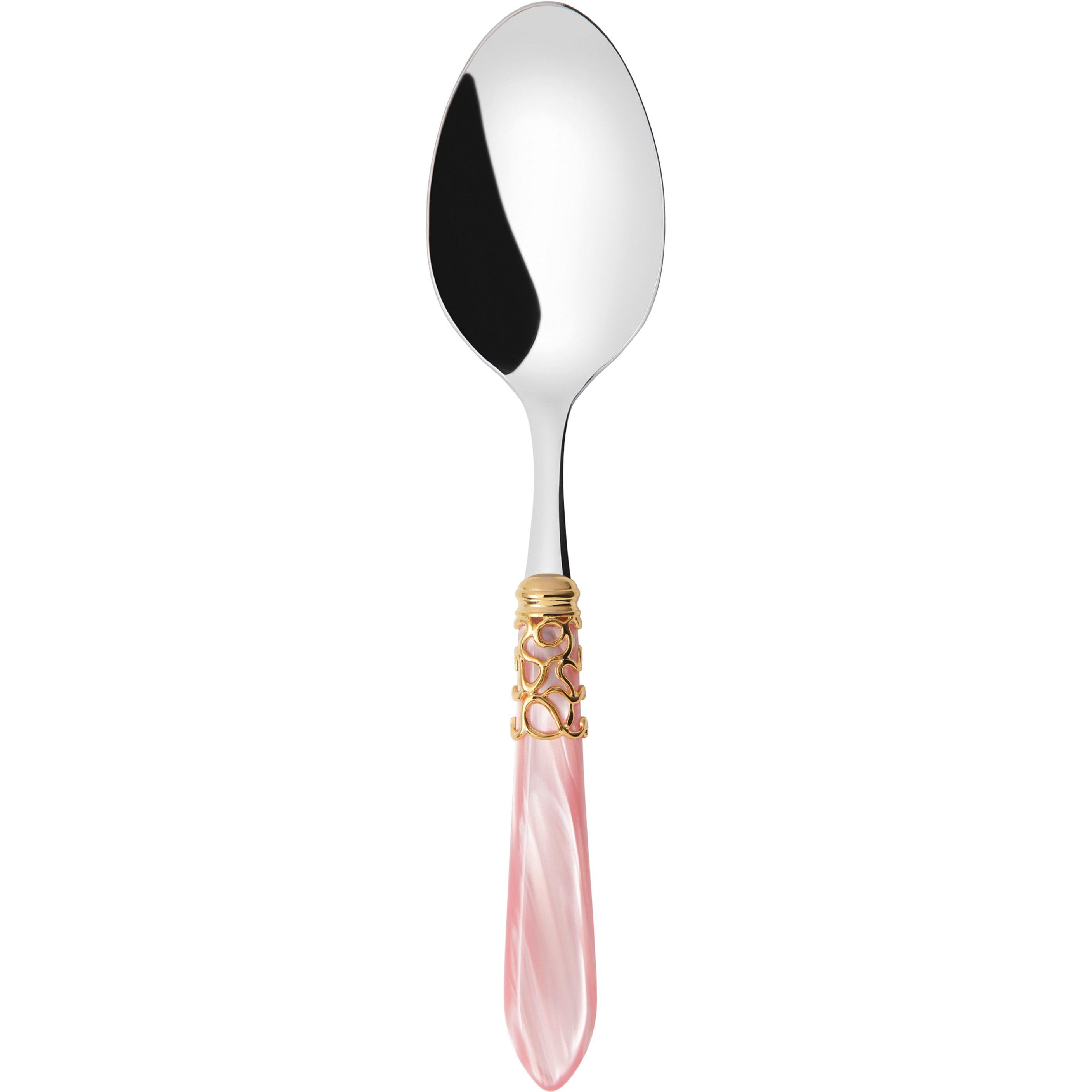 Melodia Gold Serving Spoon - pink