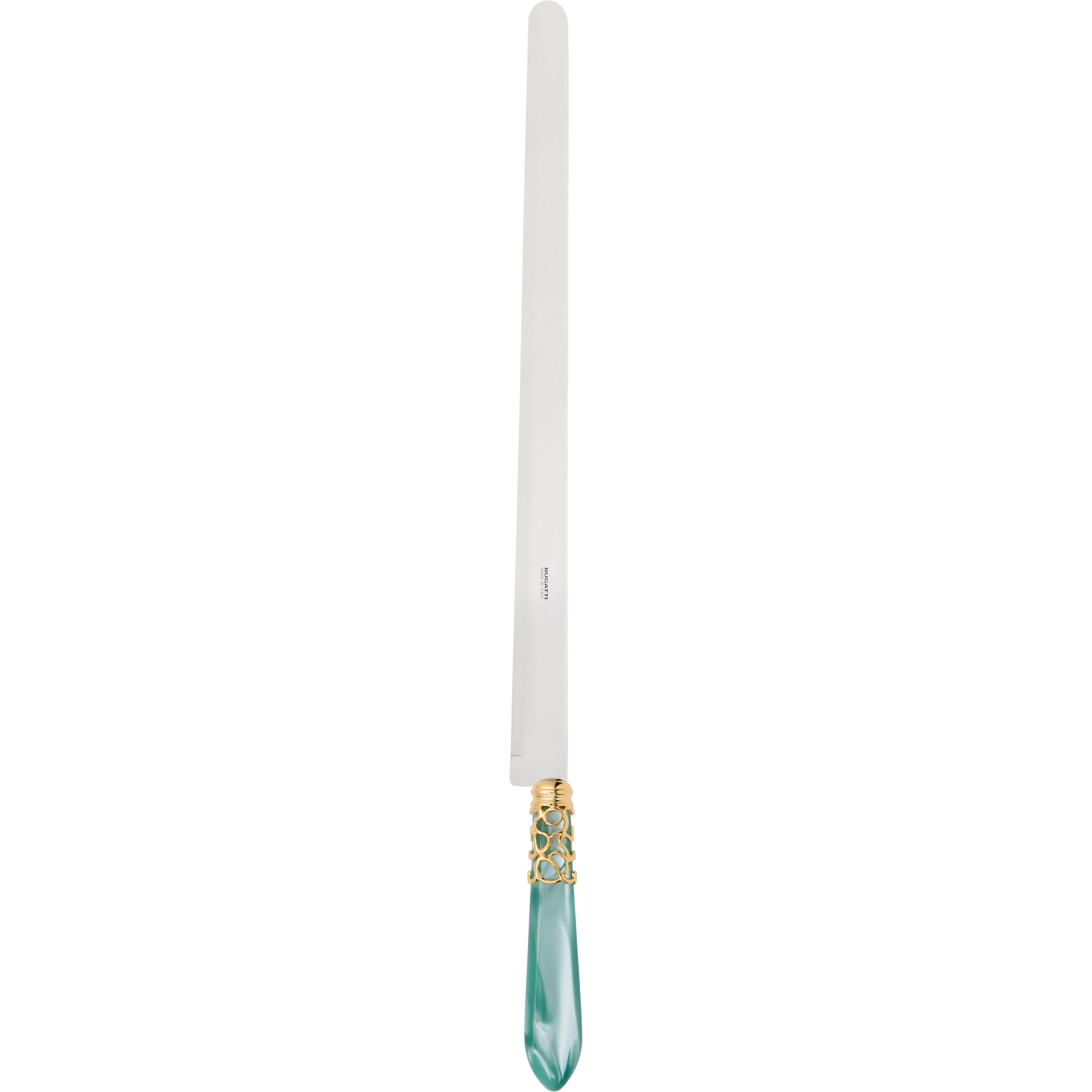 Melodia Gold Ham Knife 40 cm (15.75 inch) - aqua
