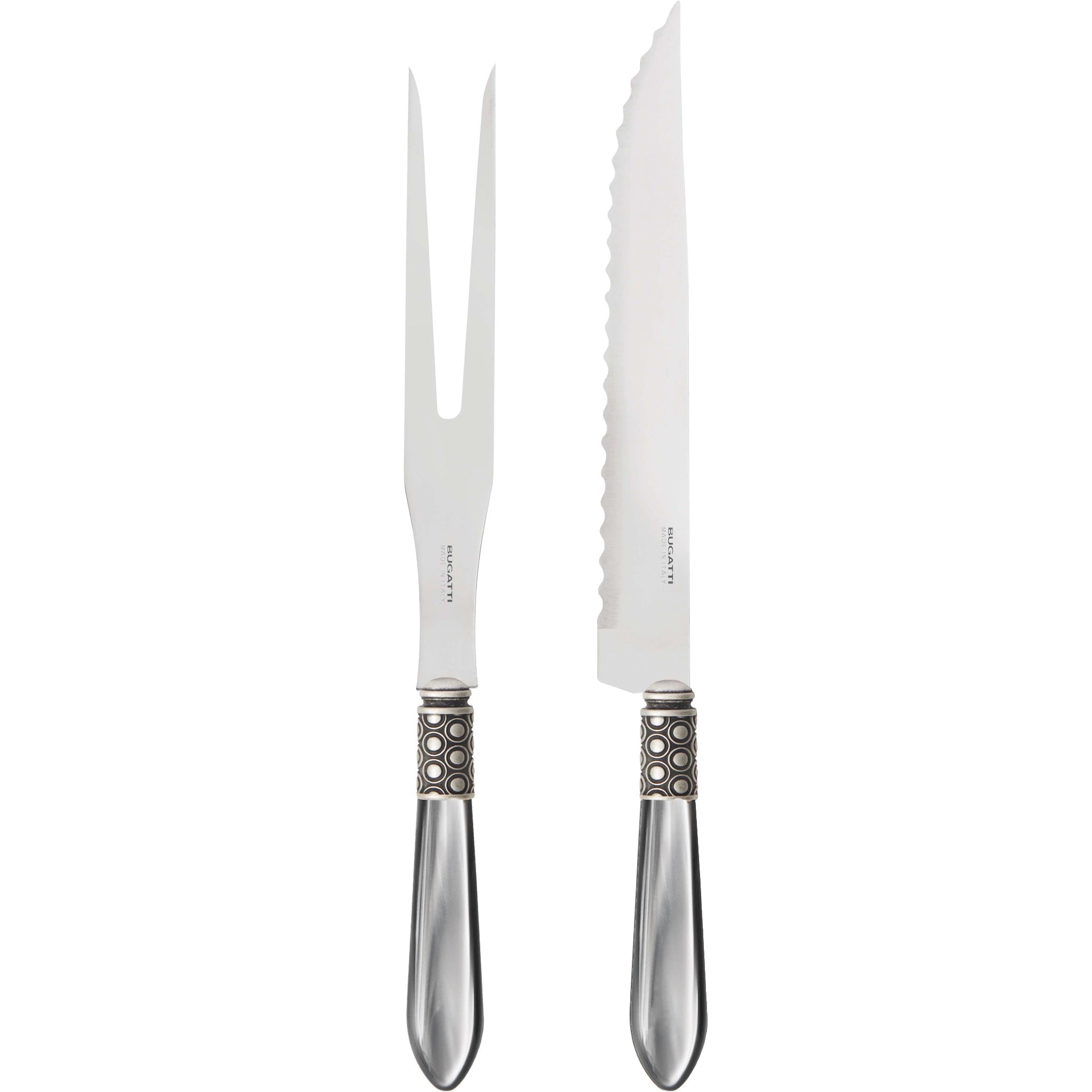 Optical Antique Roast Carving Set - Gray