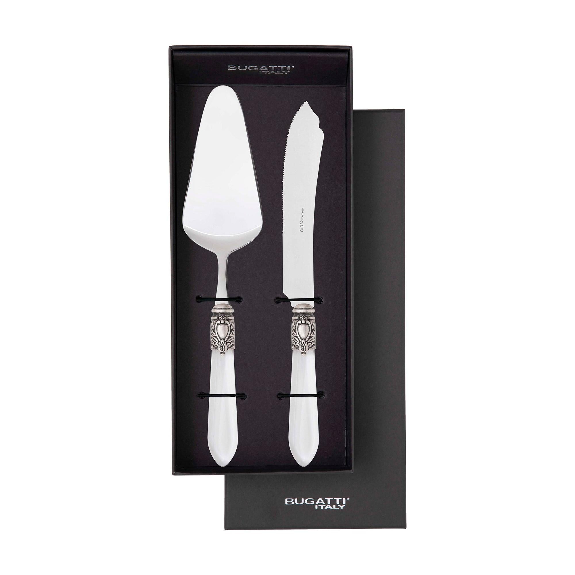 Oxford Antique 2 Piece Cake Serving set - Clear
