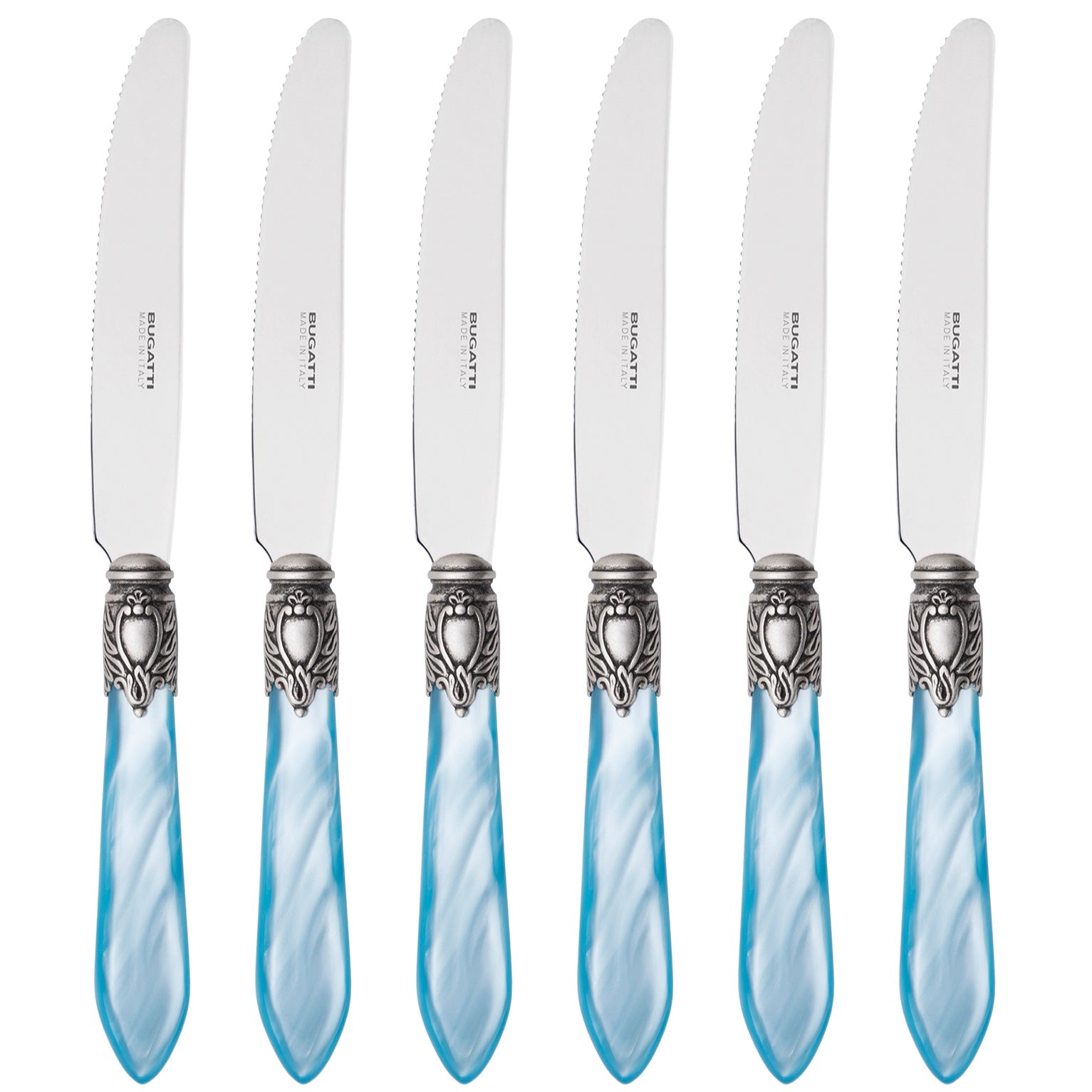 Oxford Antique Fruit Knife Set 17,5 cm (6.89 inch) - Sky Blue-Casa Bugatti USA