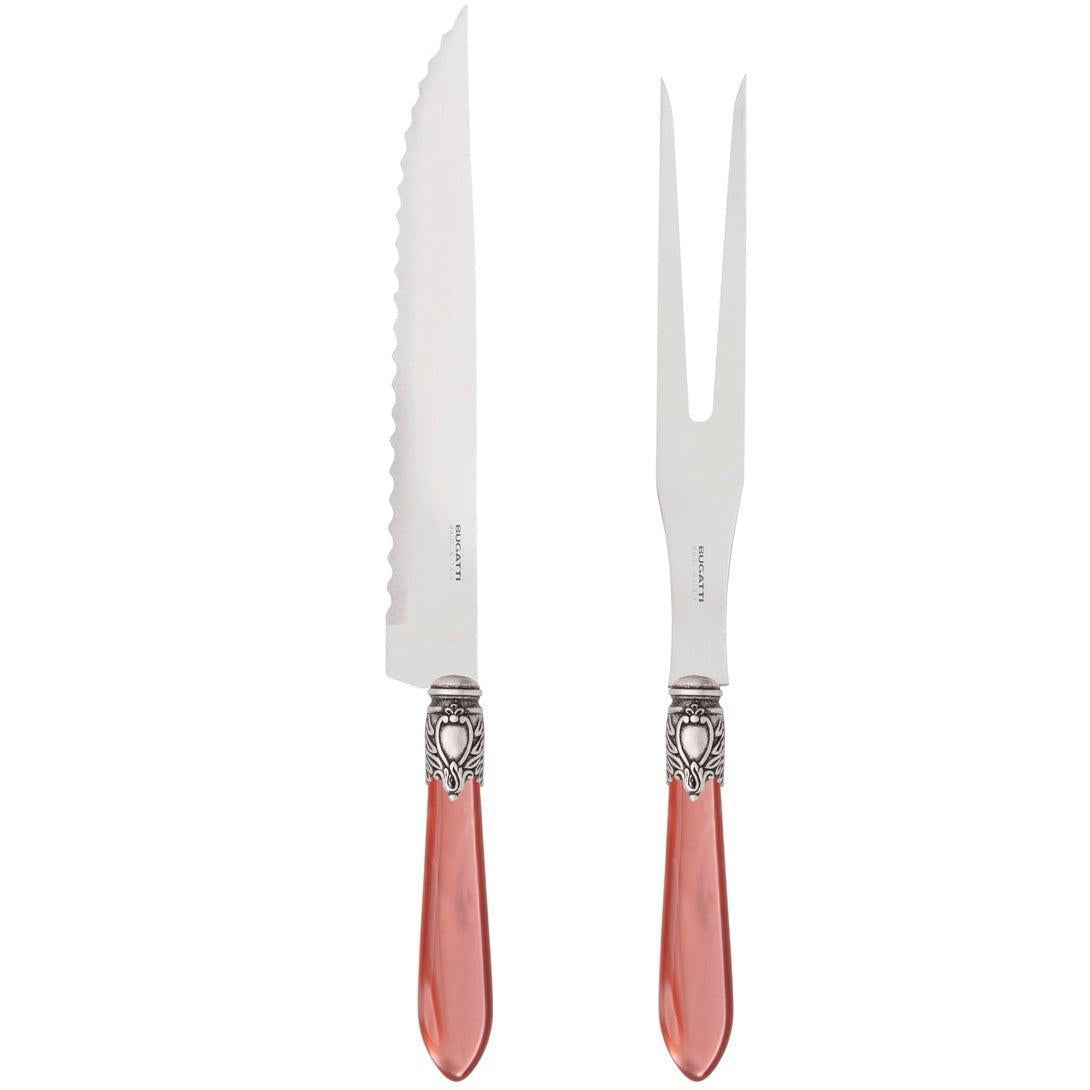 Oxford Antique Roast Carving Set - Rust