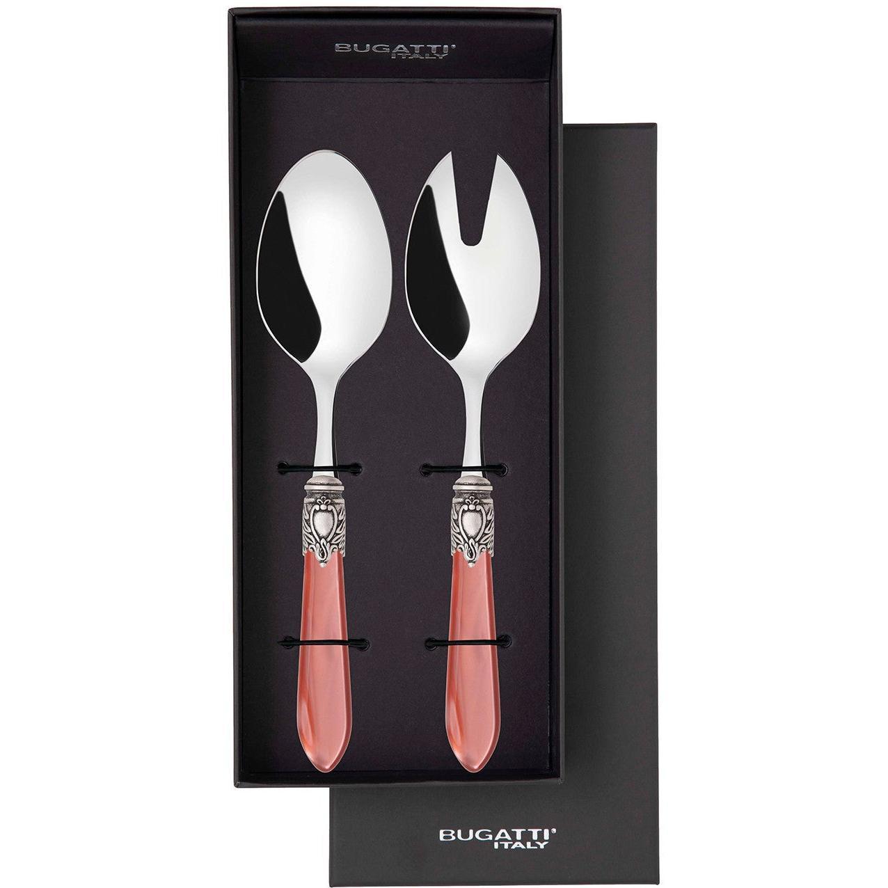 Oxford Antique 2 Piece Salad Servers - Rust
