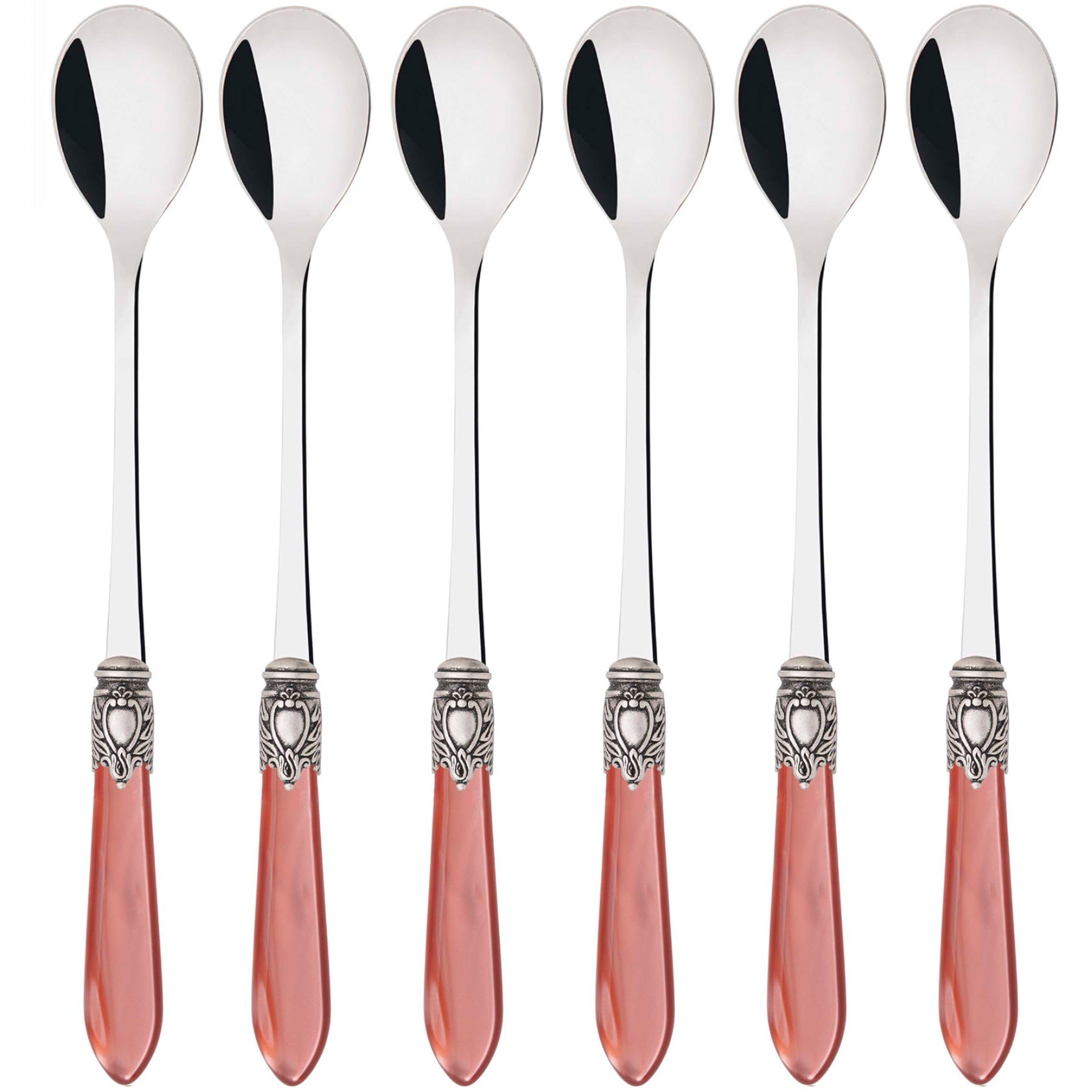 Oxford Antique Ice Tea / Cocktail Spoon Set - Rust