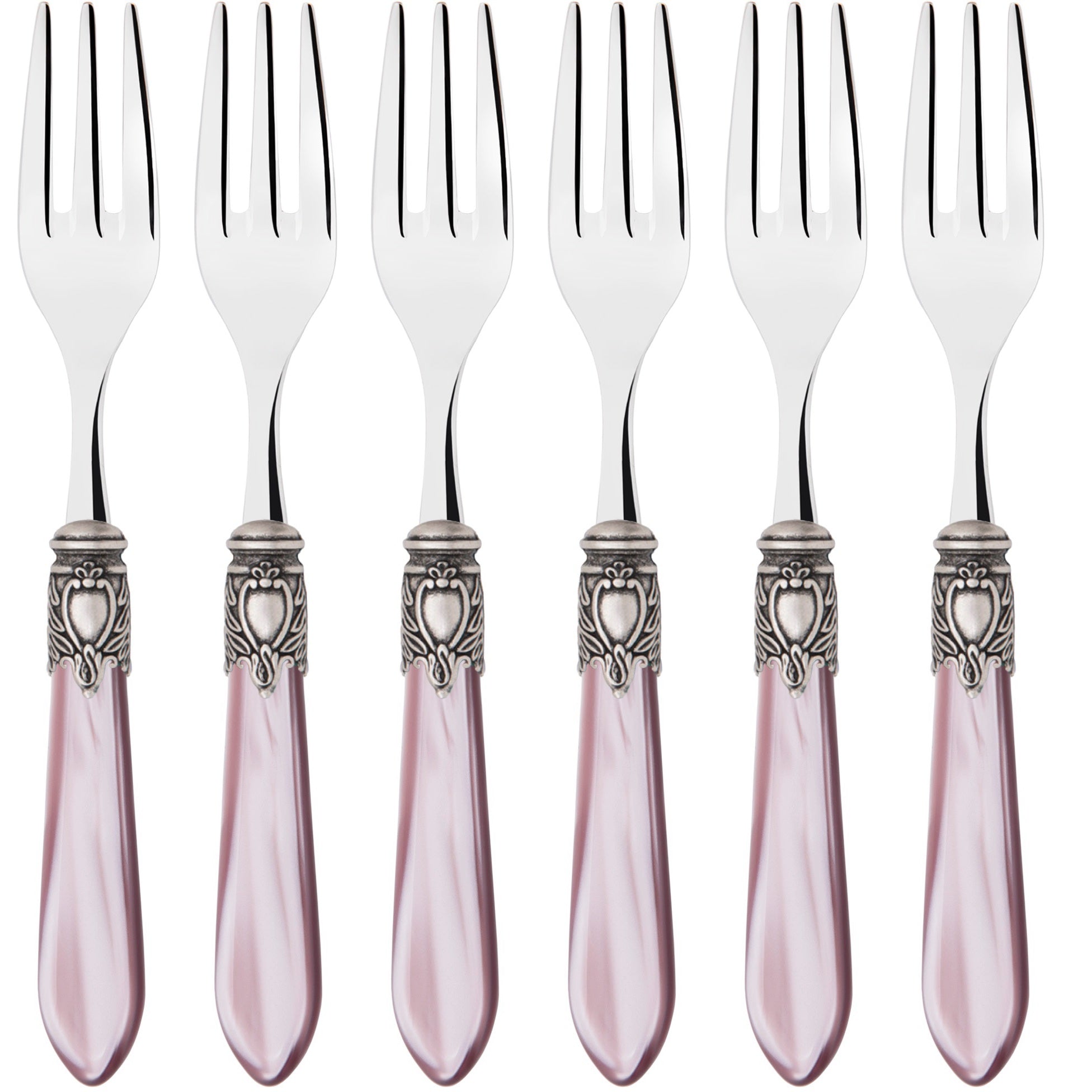 Oxford Antique Cocktail / Cake Fork Set - Lilac