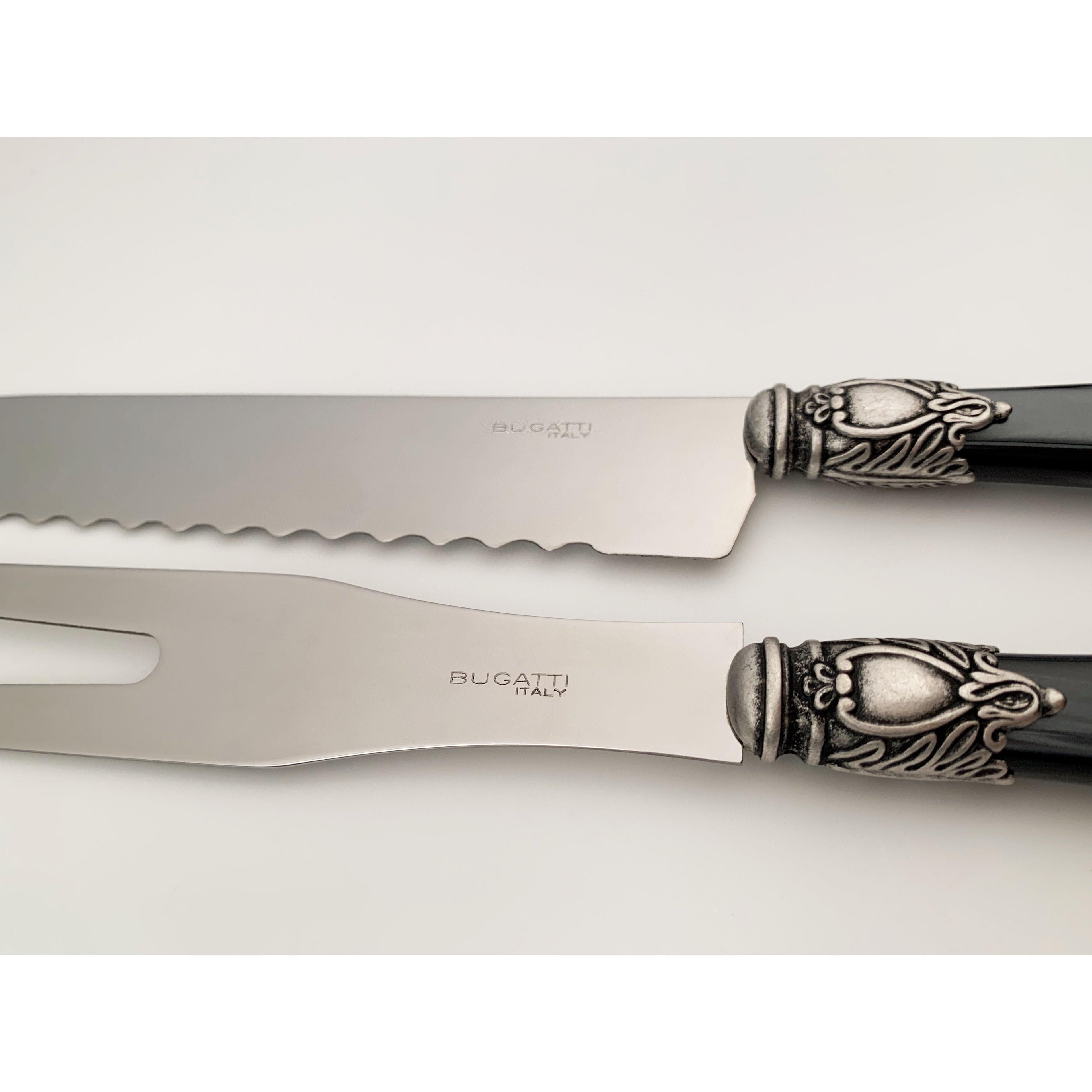 Oxford Antique Roast Carving Set - Charcoal