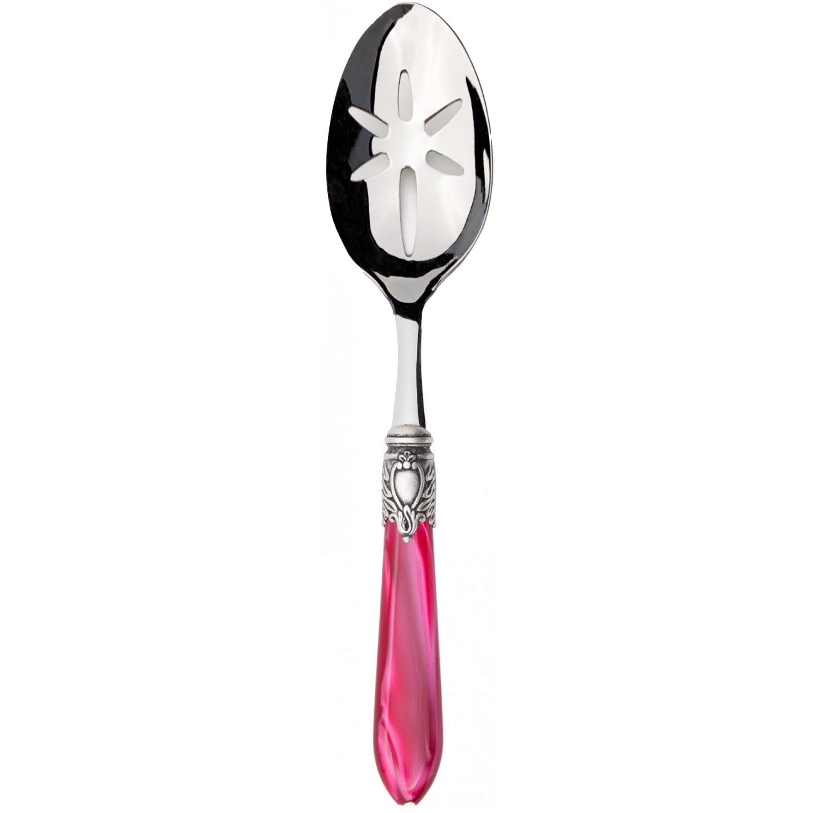 Oxford Antique Slotted Serving Spoon - Raspberry