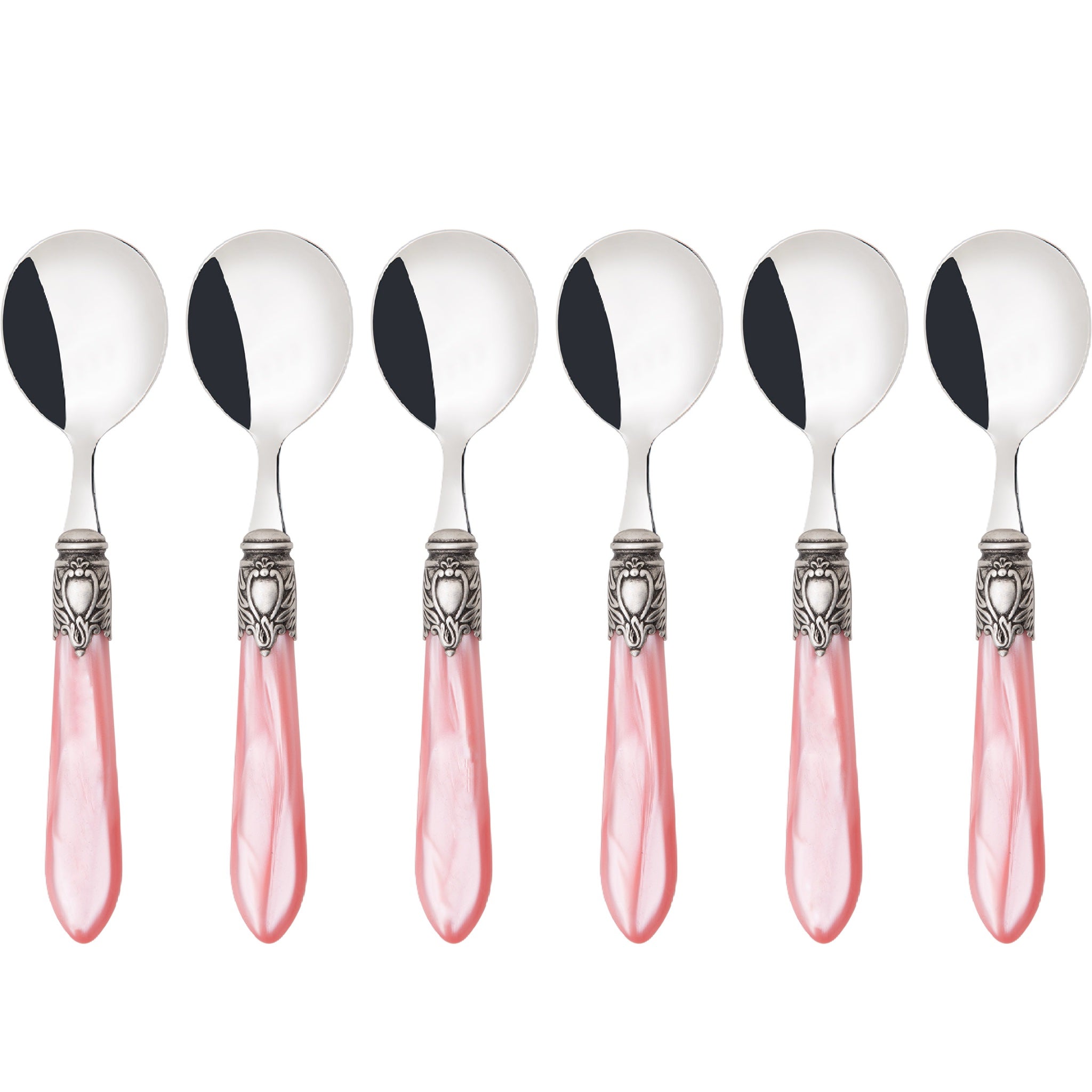 Oxford Antique Soup Spoons Set - Pink