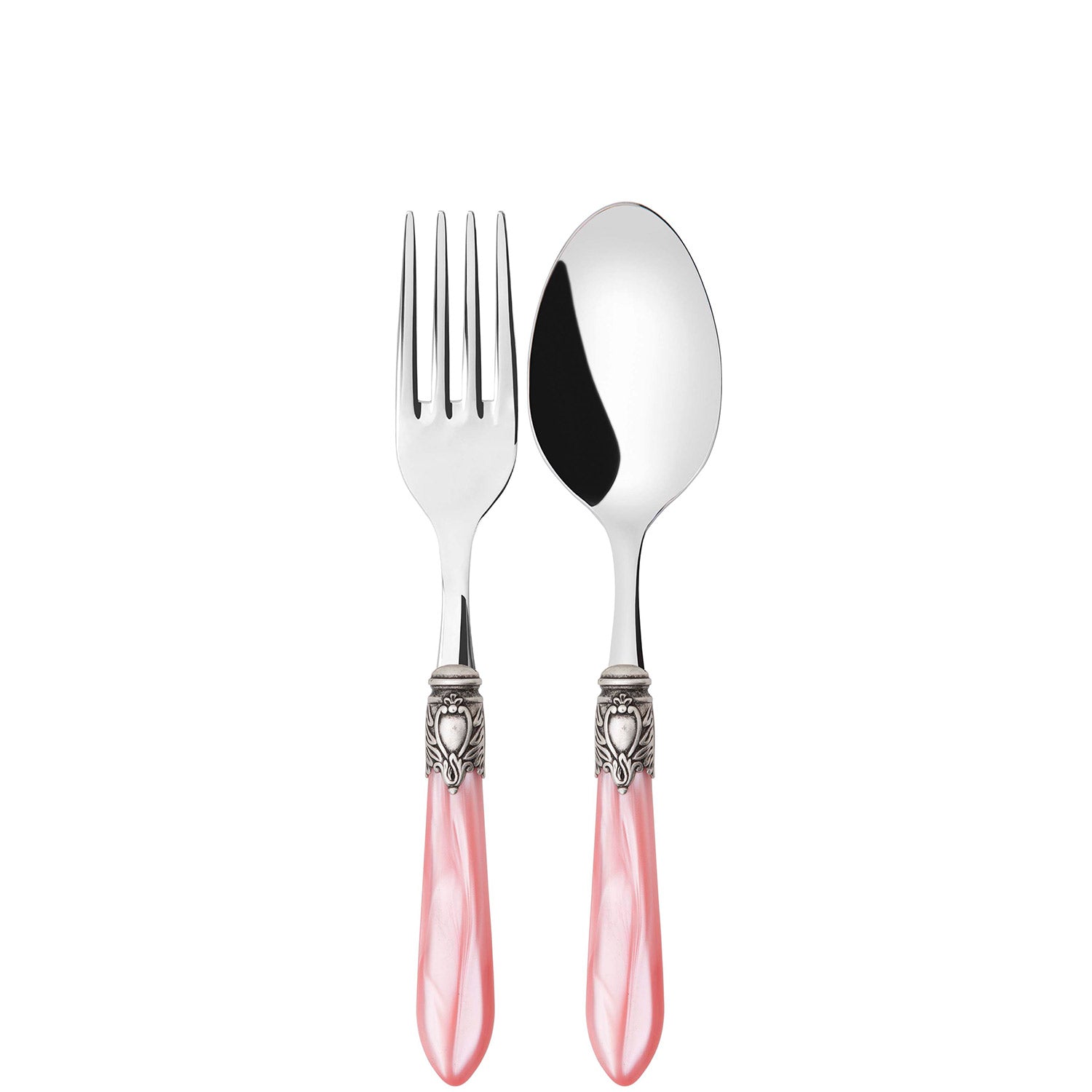 Oxford Antique 2 Piece Serving Set - Pink