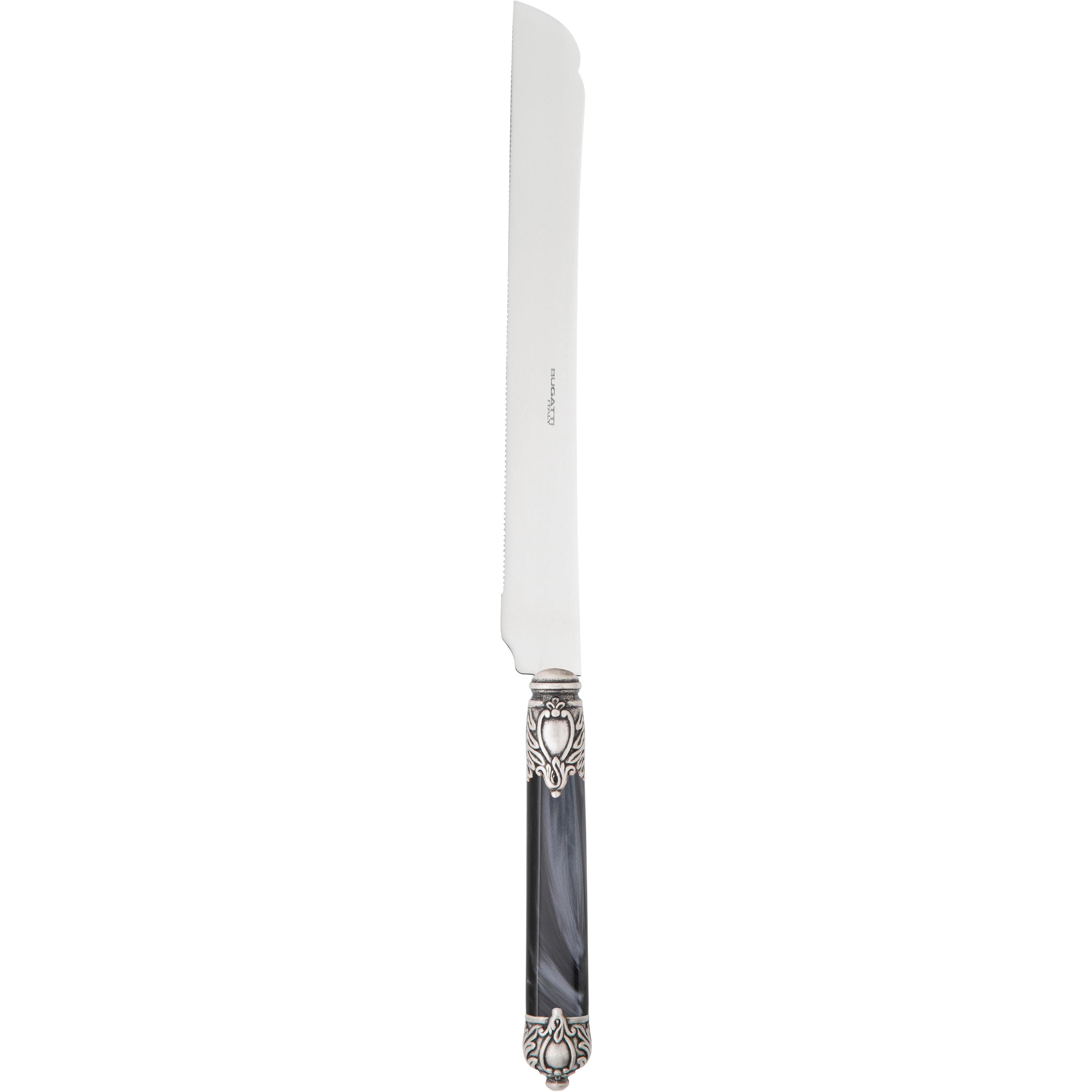 Rinascimento Long Cake Knife 12.6 Inch. - Charcoal