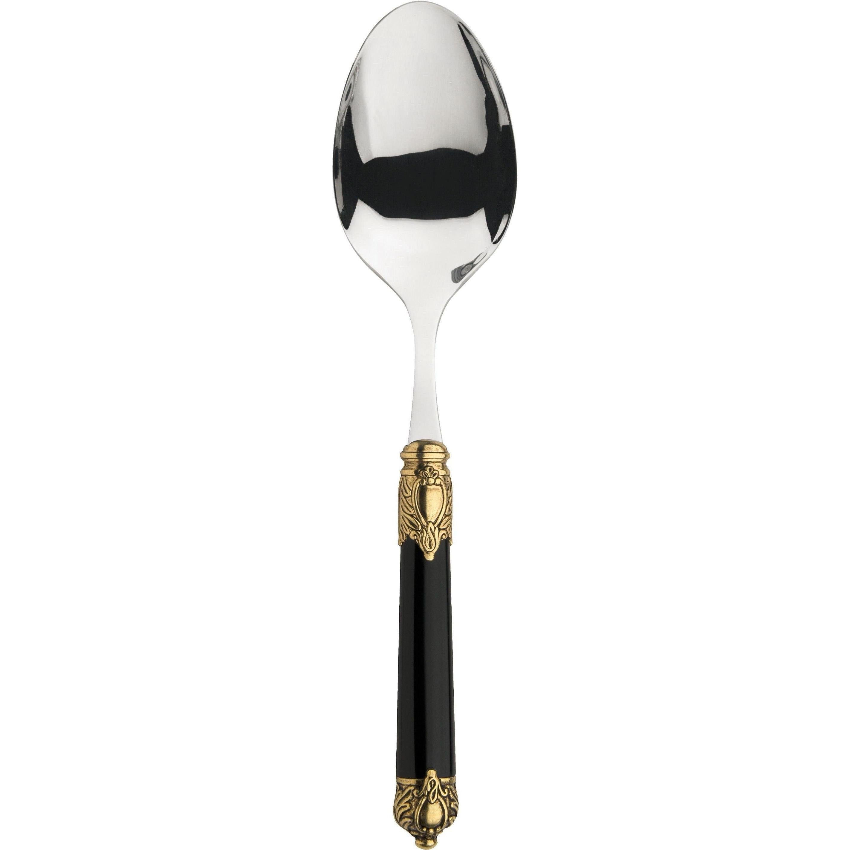 Rinascimento Gold ring Serving Spoon - Black