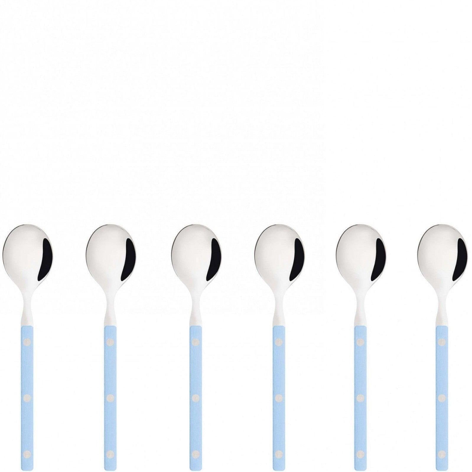 Allegra Coffee Spoon Set light - blue-Casa Bugatti USA