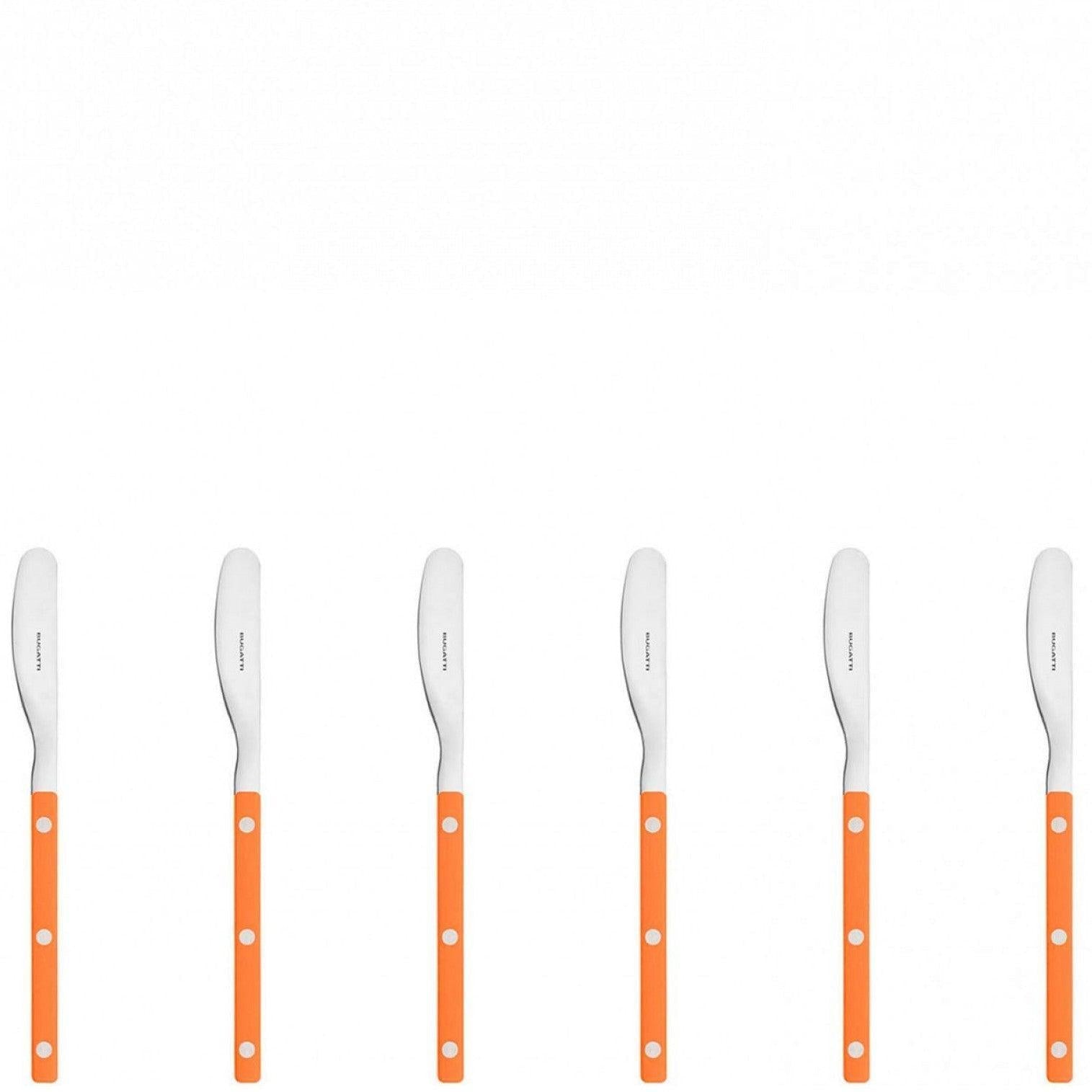 Allegra Butter Knife Set - Orange-Casa Bugatti USA