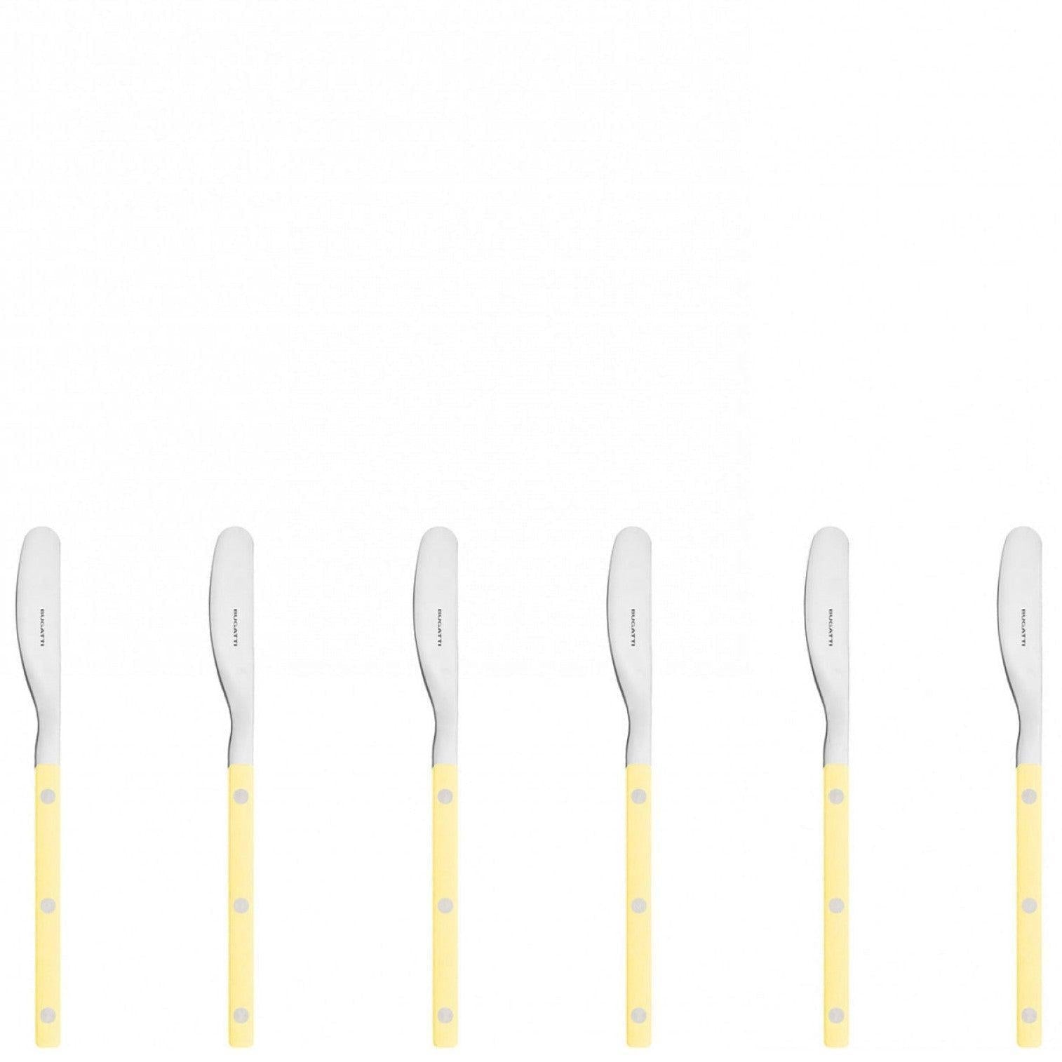 Allegra Butter Knife Set yellow dragon-Casa Bugatti USA