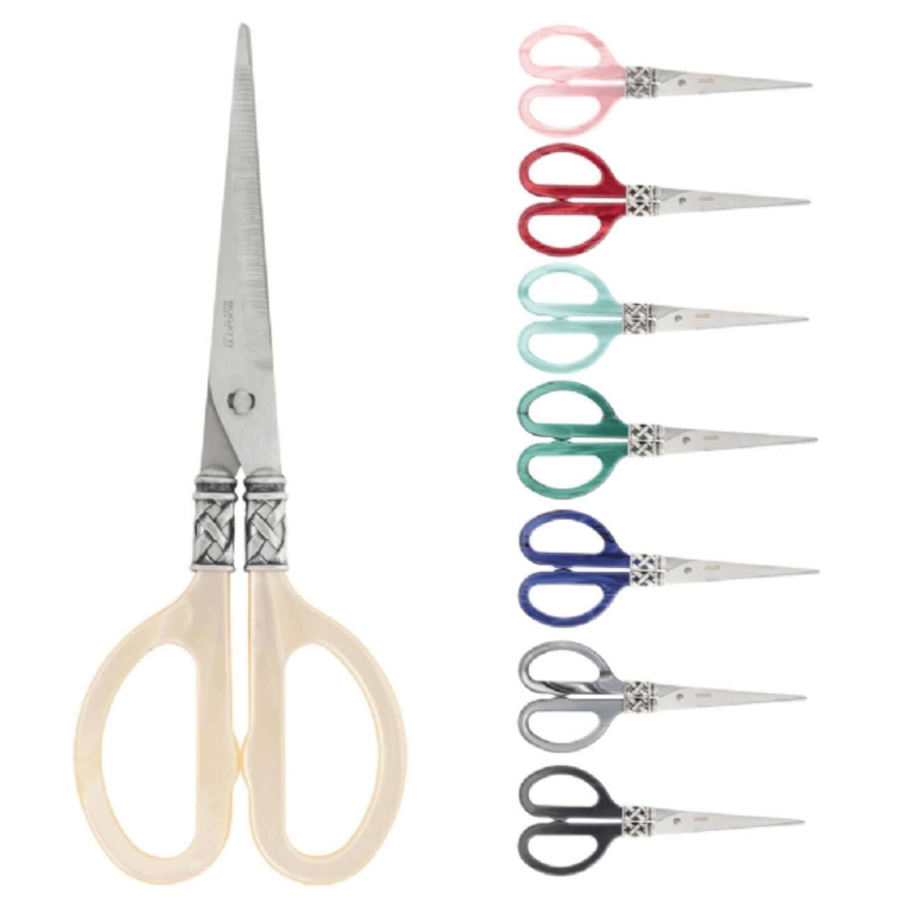 Aladdin Antique Kitchen Shears / Scissors - BLUE-Casa Bugatti USA