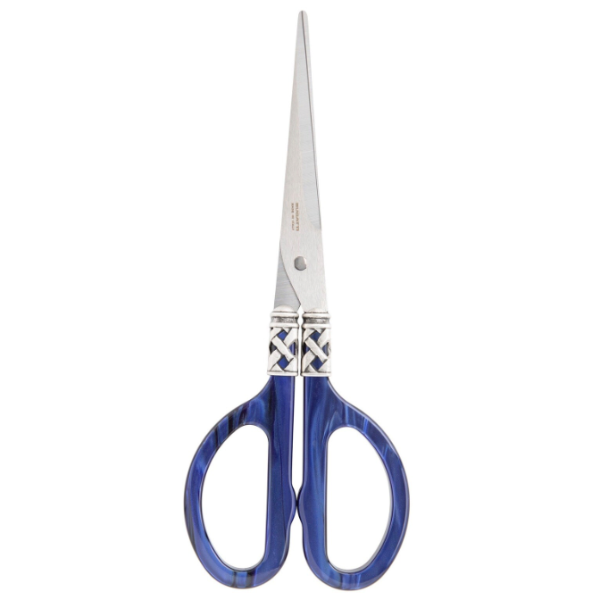 Aladdin Antique Kitchen Shears / Scissors - BLUE-Casa Bugatti USA