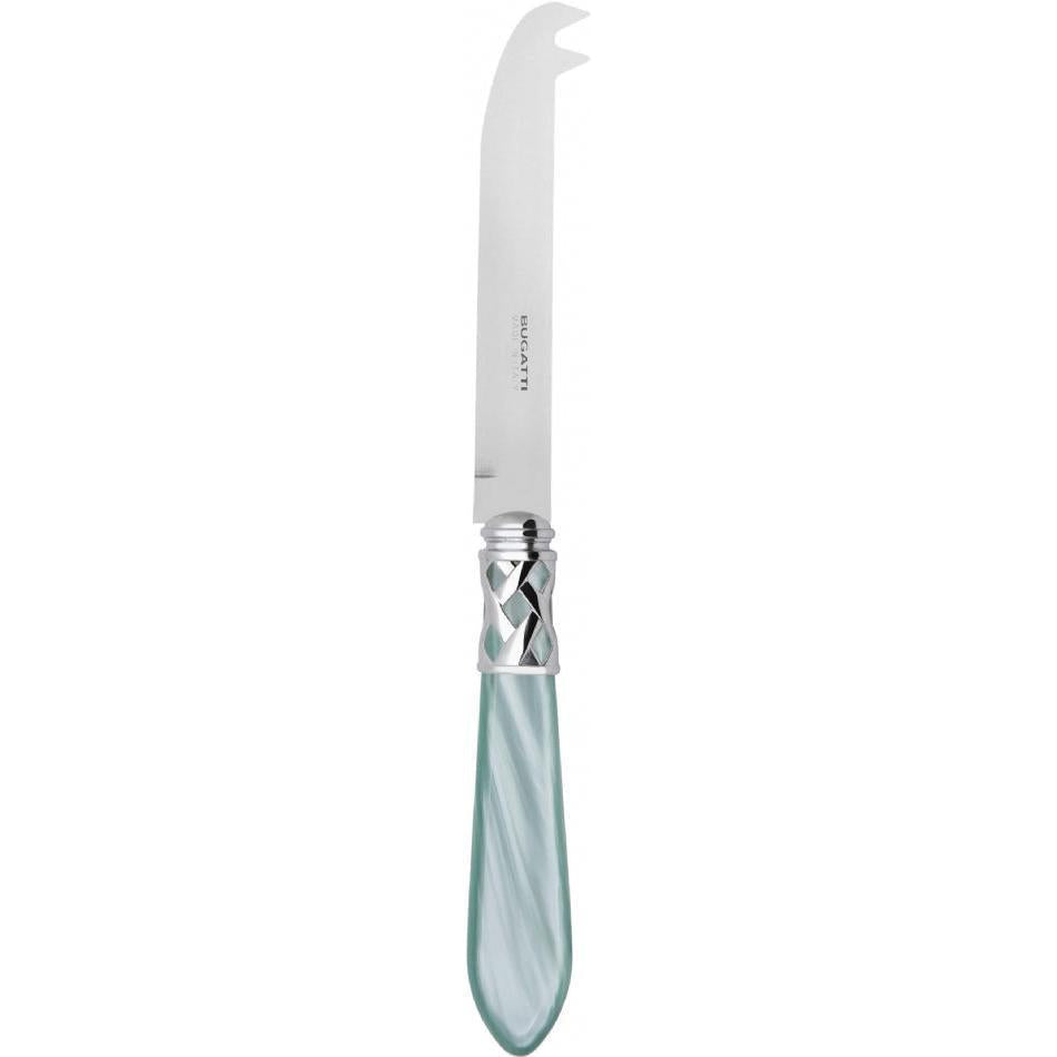 Aladdin Brilliant 2 point "deer" cheese Knife - aqua