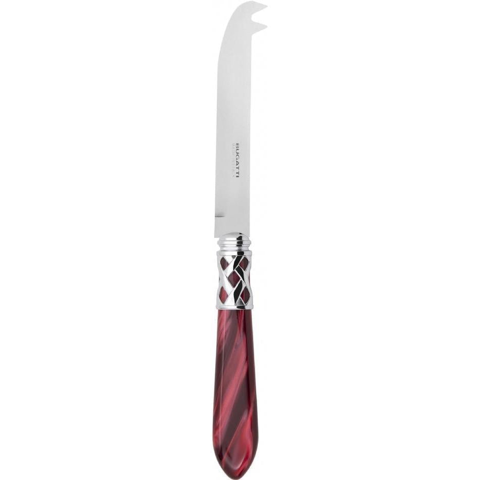 Aladdin Brilliant 2 point "deer" cheese Knife - burgundy