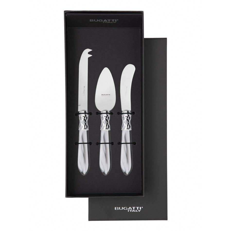 Aladdin Brilliant 3 Piece Cheese Knife Set - gray