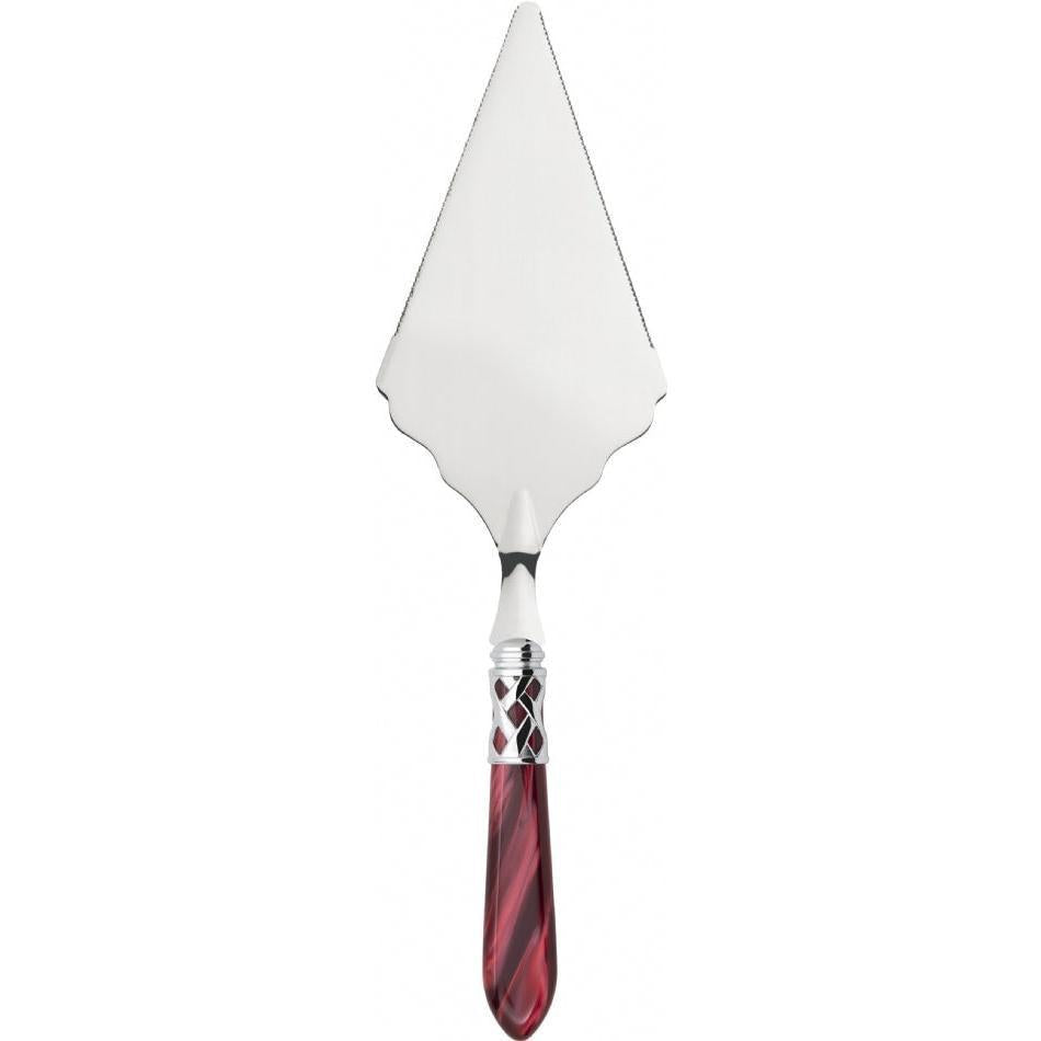 Aladdin Brilliant Large Cake Server Serrated - burgundy