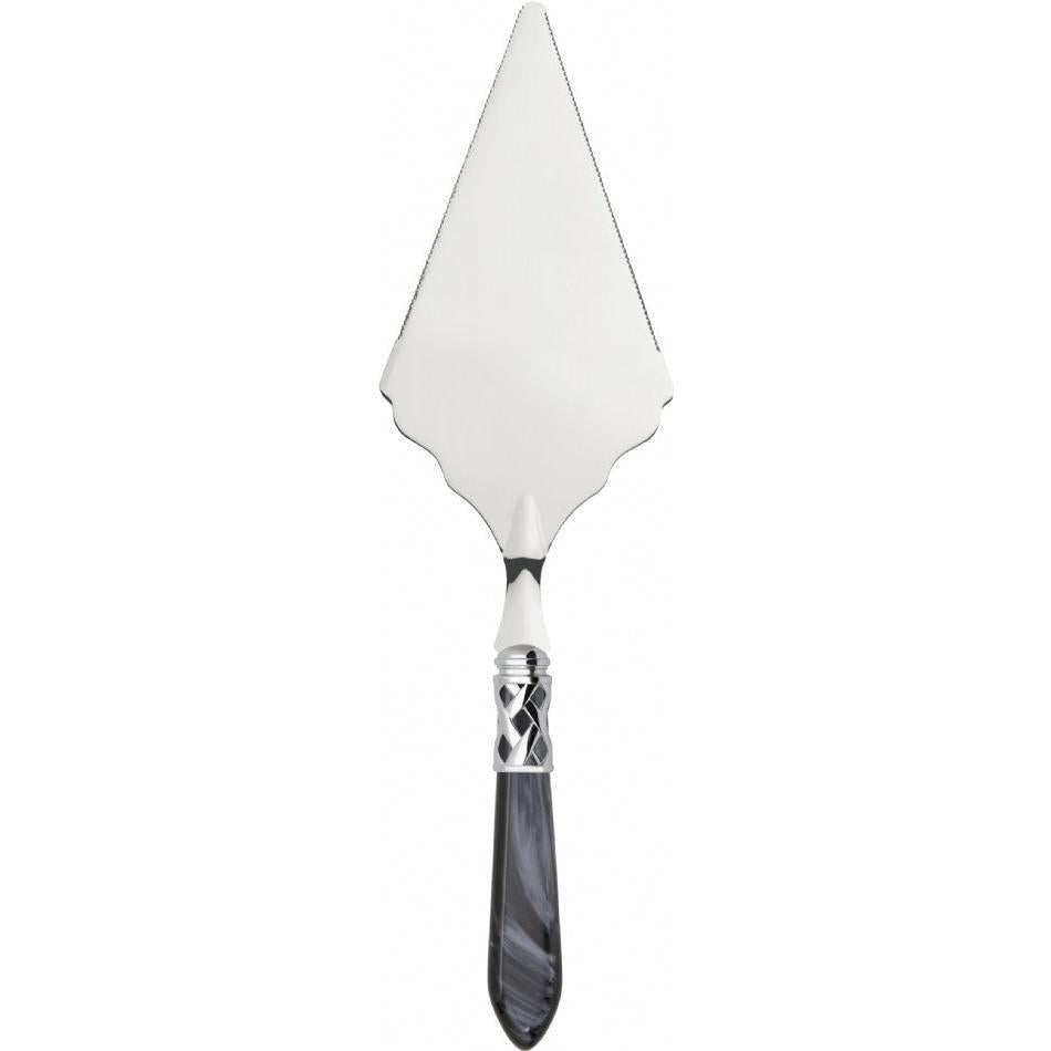 Aladdin Brilliant Large Cake Server Serrated - charcoal