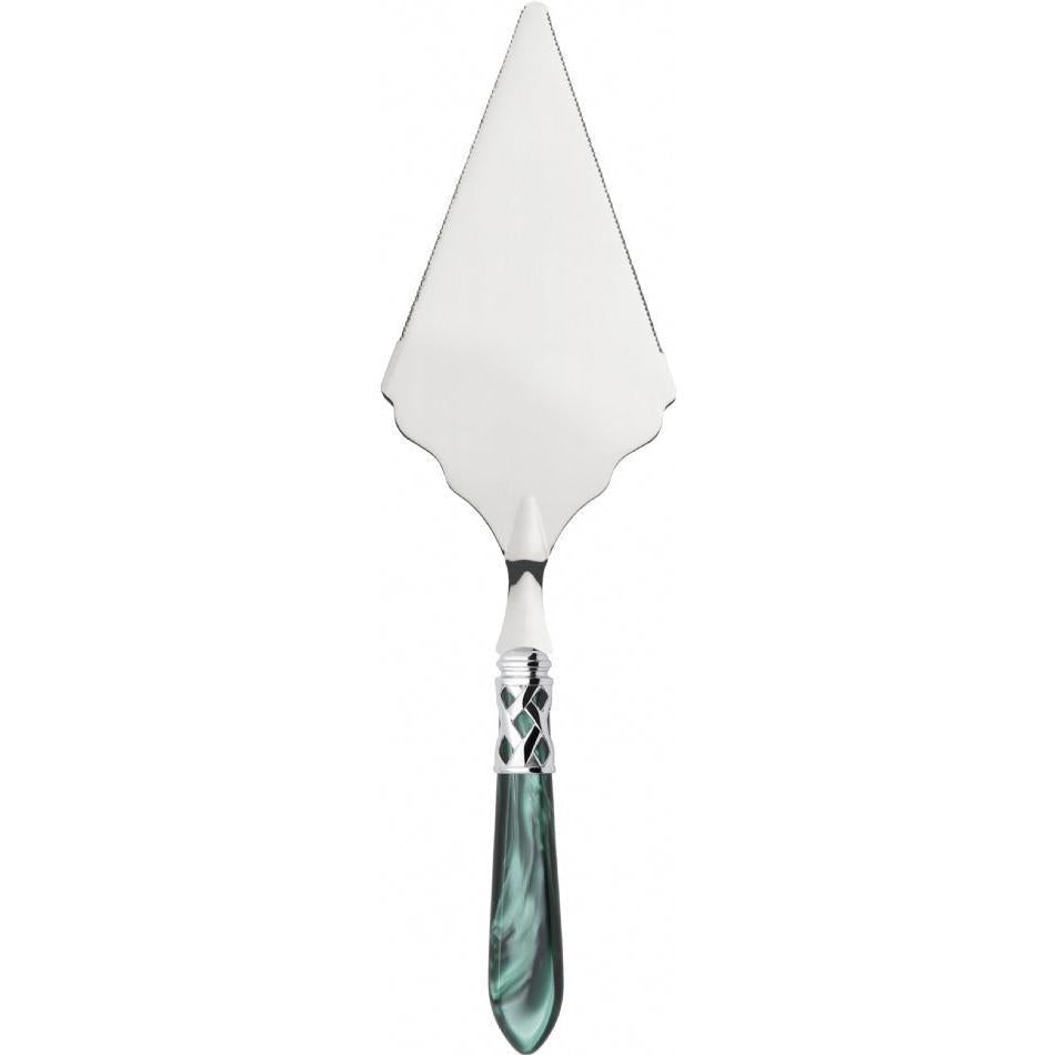 Aladdin Brilliant Large Cake Server Serrated - green-Casa Bugatti USA