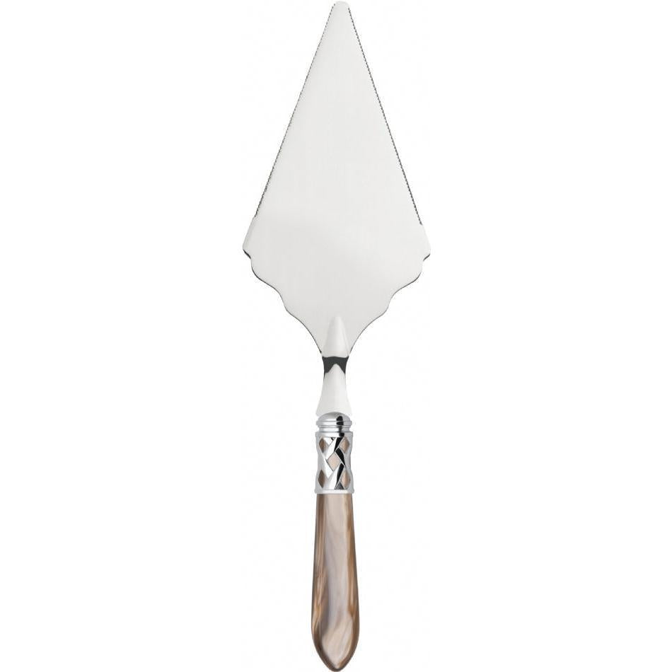 Aladdin Brilliant Large Cake Server Serrated - taupe