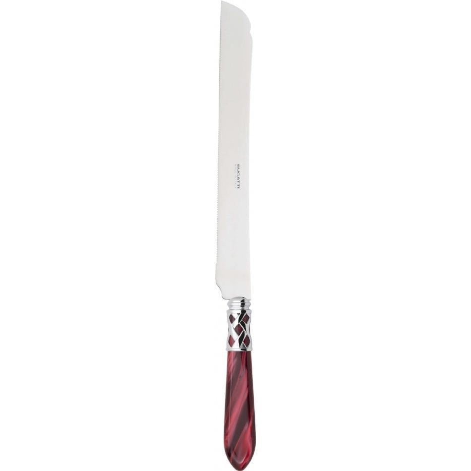 Aladdin Brilliant Long Cake Knife 32 cm (12.60 inch) - burgundy