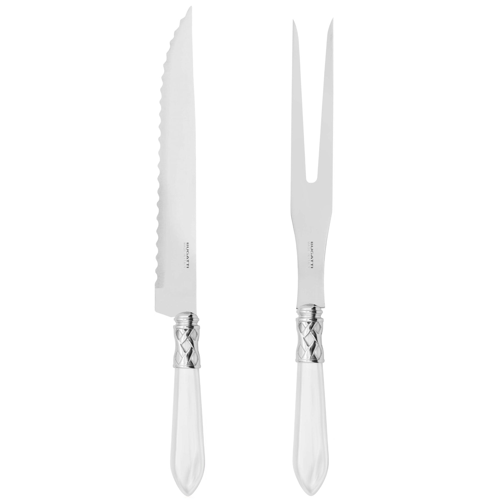 Aladdin Brilliant Roast Carving Set, White — Casa Bugatti