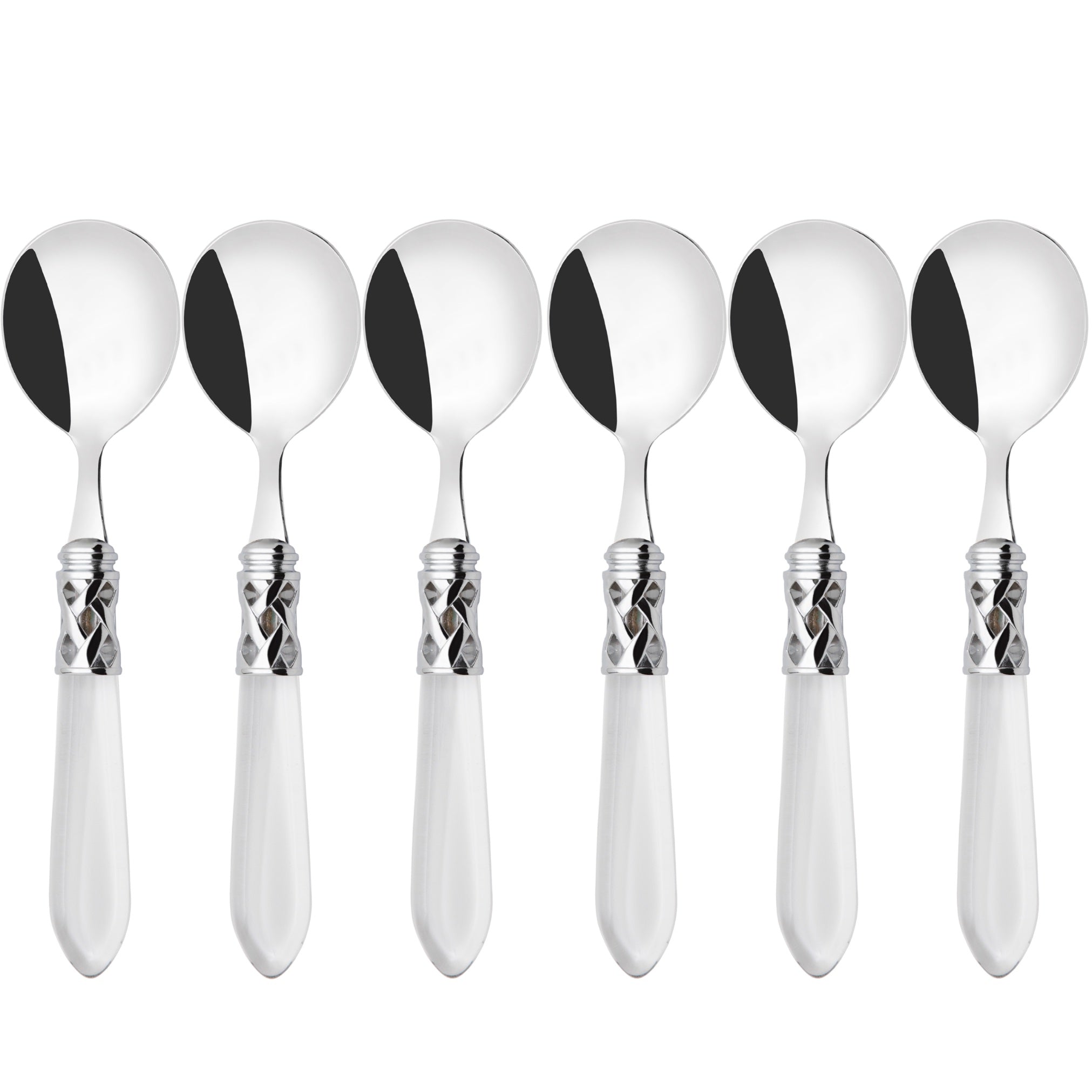 Aladdin Brilliant Soup Spoons Set - Clear-Casa Bugatti USA