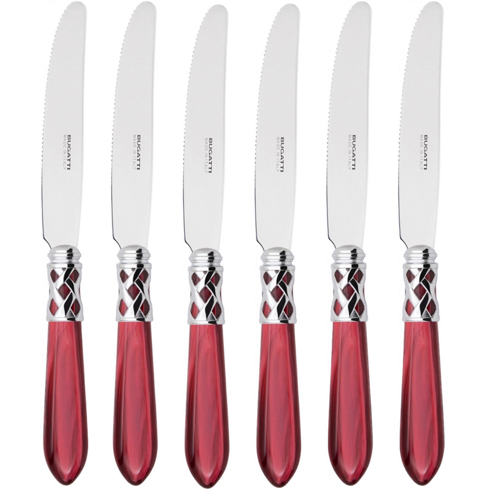 Aladdin Brilliant Fruit Knife Set 17,5 cm (6.89 inch) - Burgundy-Casa Bugatti USA