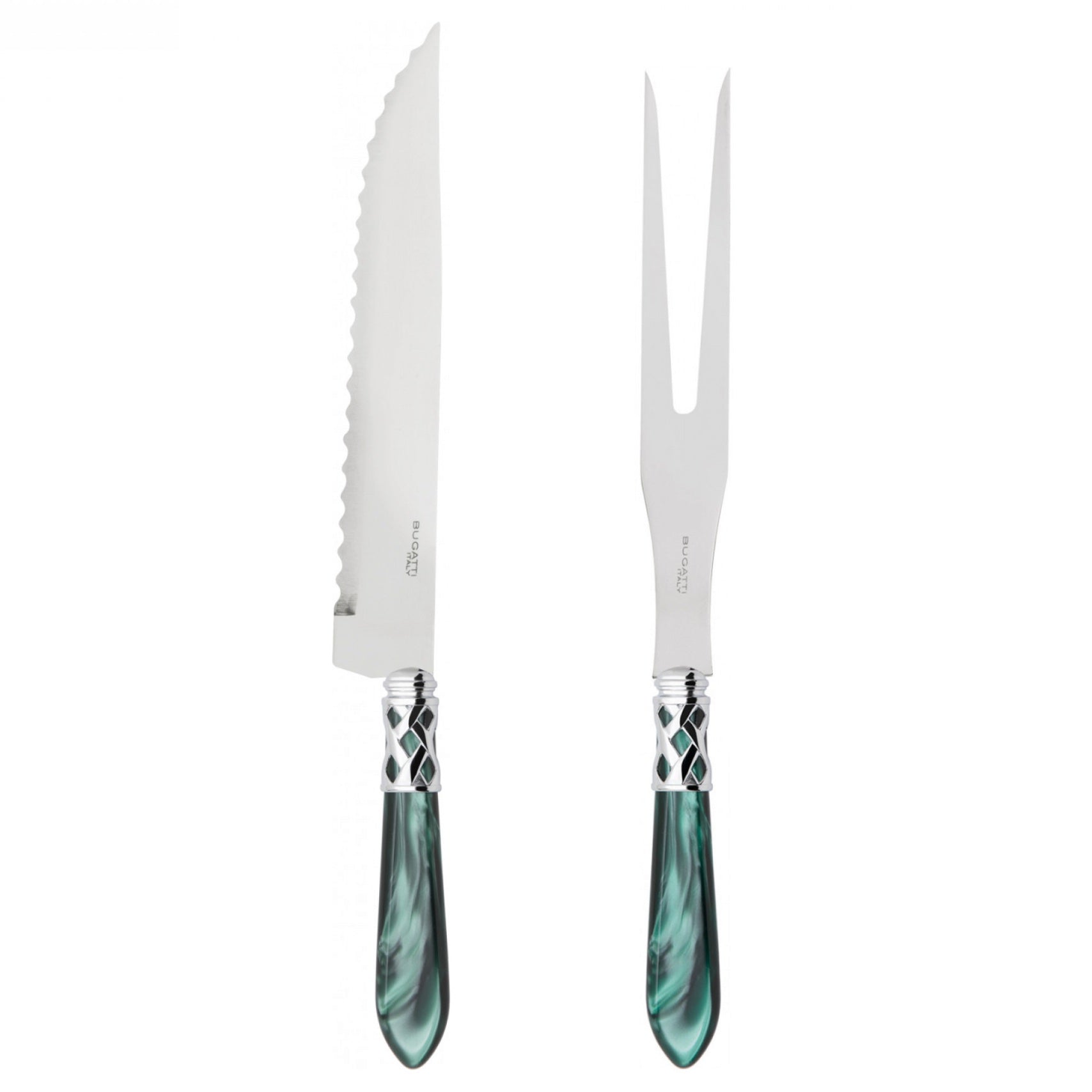 Aladdin Brilliant Roast Carving Set, Green — Casa Bugatti