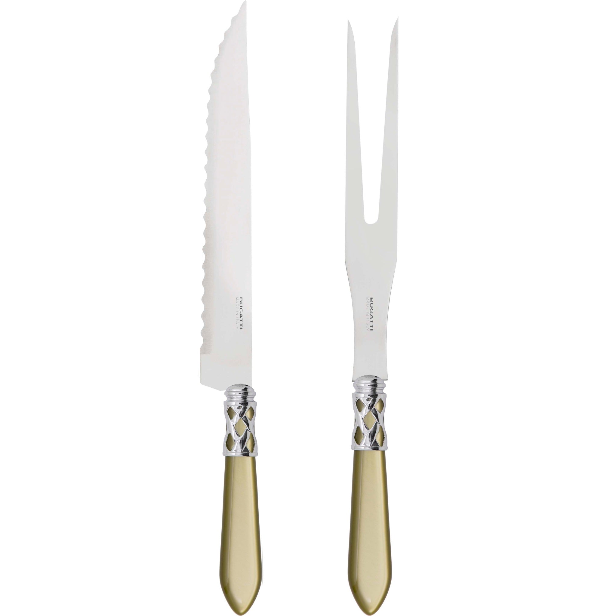 Aladdin Brilliant Roast Carving Set - Chartreuse Green-Casa Bugatti USA