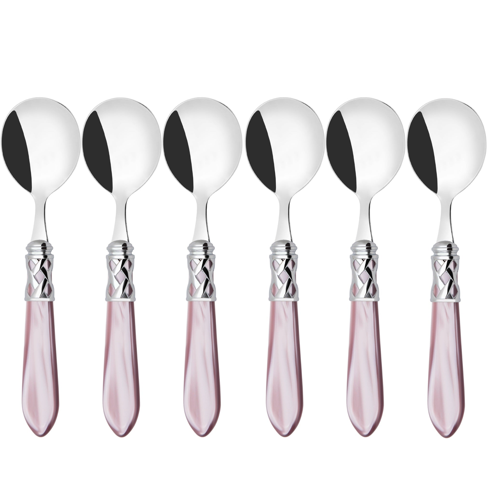 Aladdin Brilliant Soup Spoons Set, Lilac — Casa Bugatti