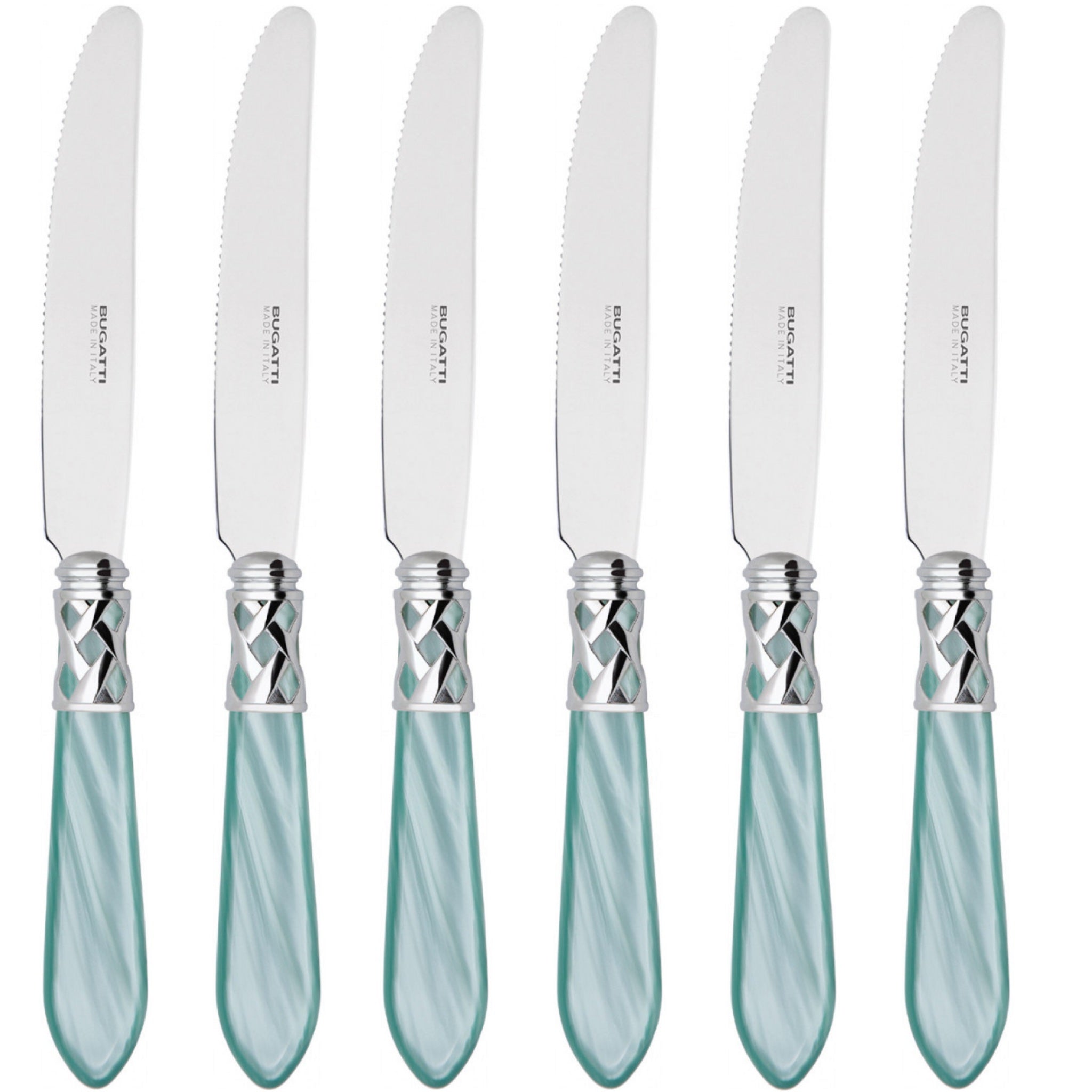 Aladdin Brilliant Fruit Knife Set 17,5 cm (6.89 inch), Aqua — Casa Bugatti
