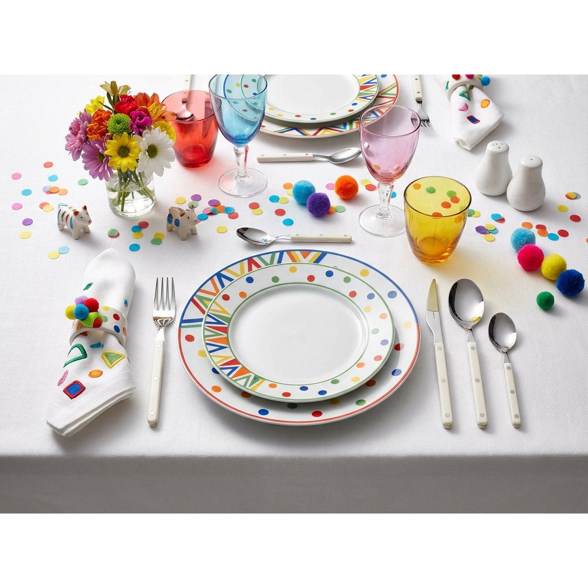 Allegra 5 Piece Place Setting - Ivory