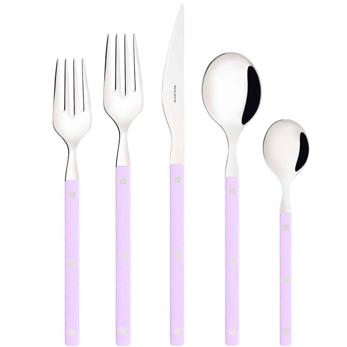 Allegra 5 Piece Place Setting - lilac-Casa Bugatti USA
