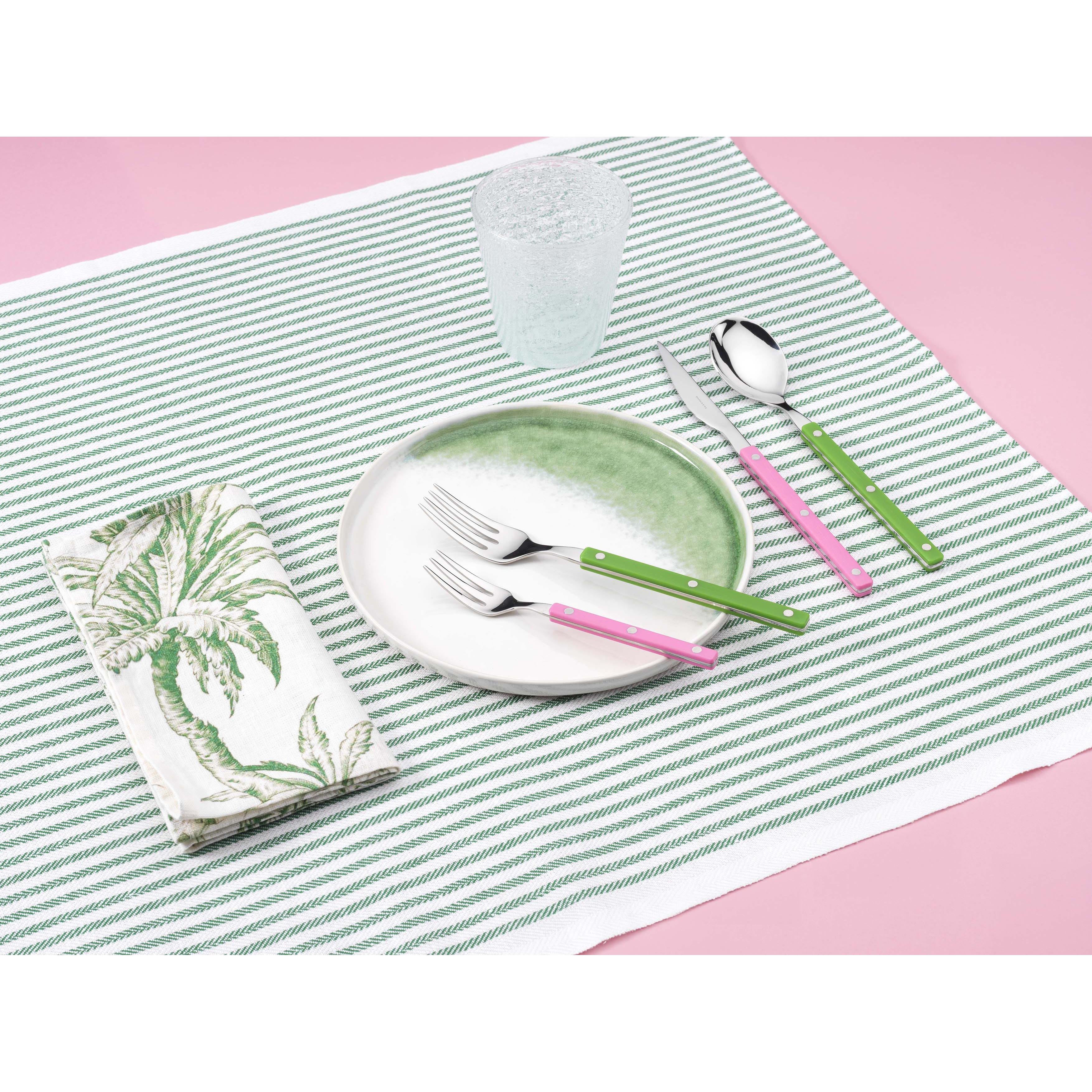 Allegra 5 Piece Place Setting - pink-Casa Bugatti USA
