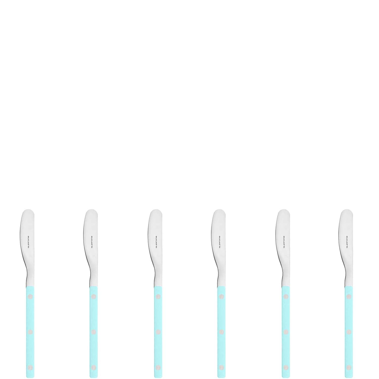 Allegra Butter Knife Set acqua marina