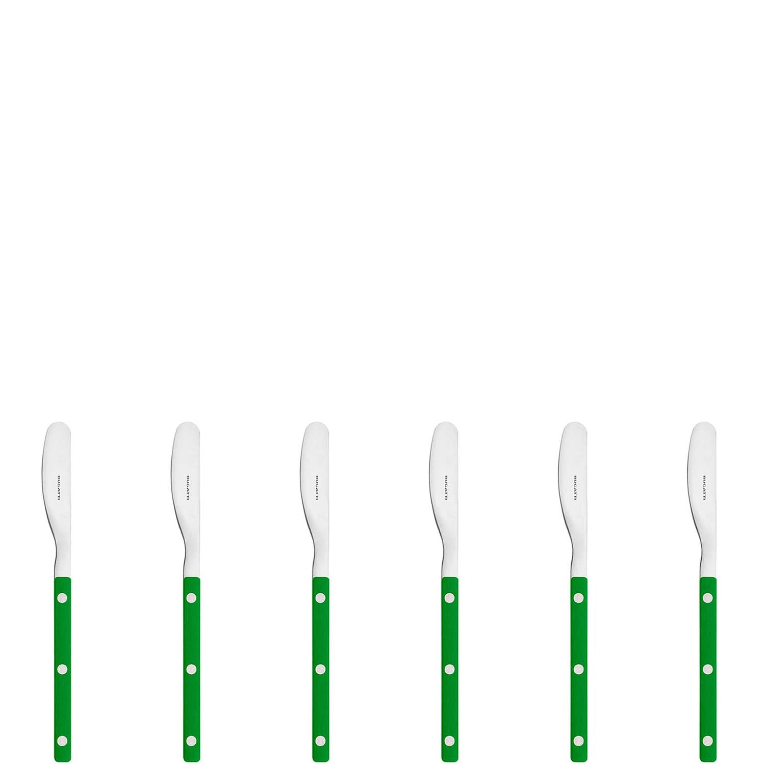 Allegra Butter Knife Set foliage green